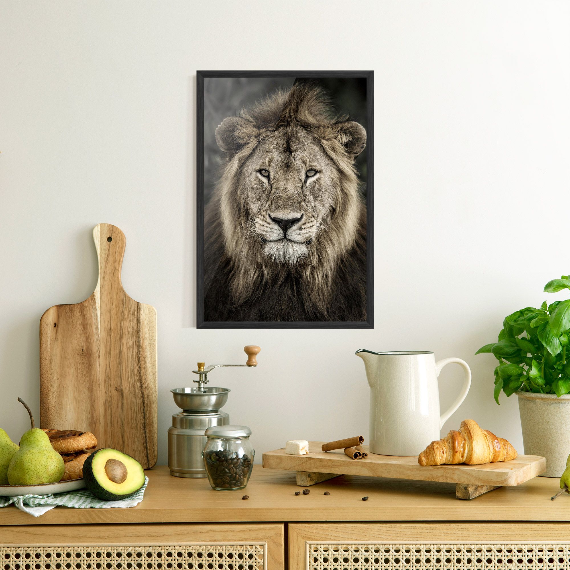 Lion Close Up mockup 8