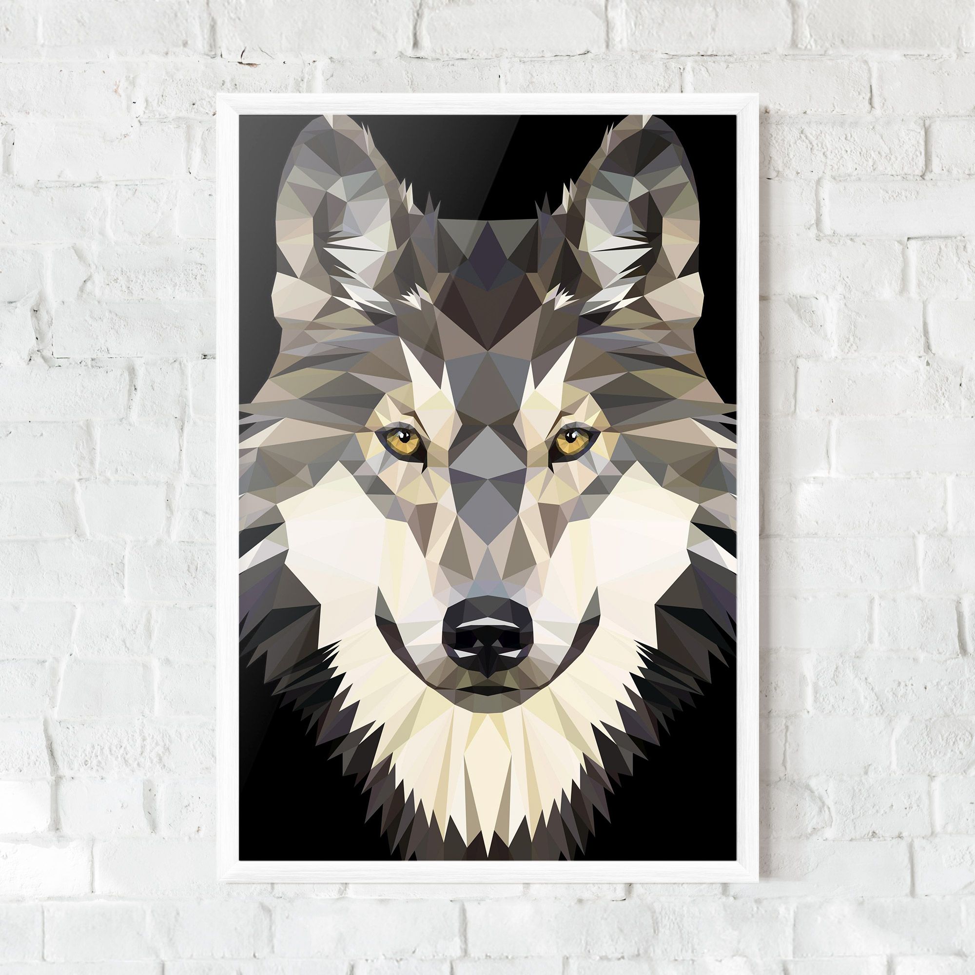 Pretty Wolf Head mockup 0