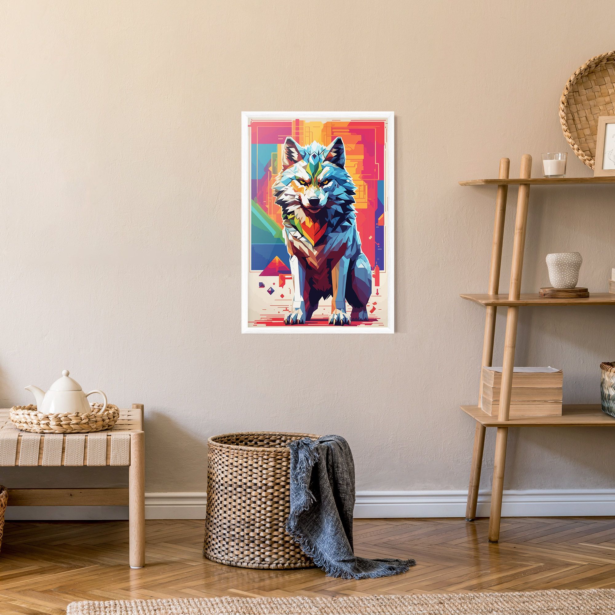 Wolf Character mockup 9