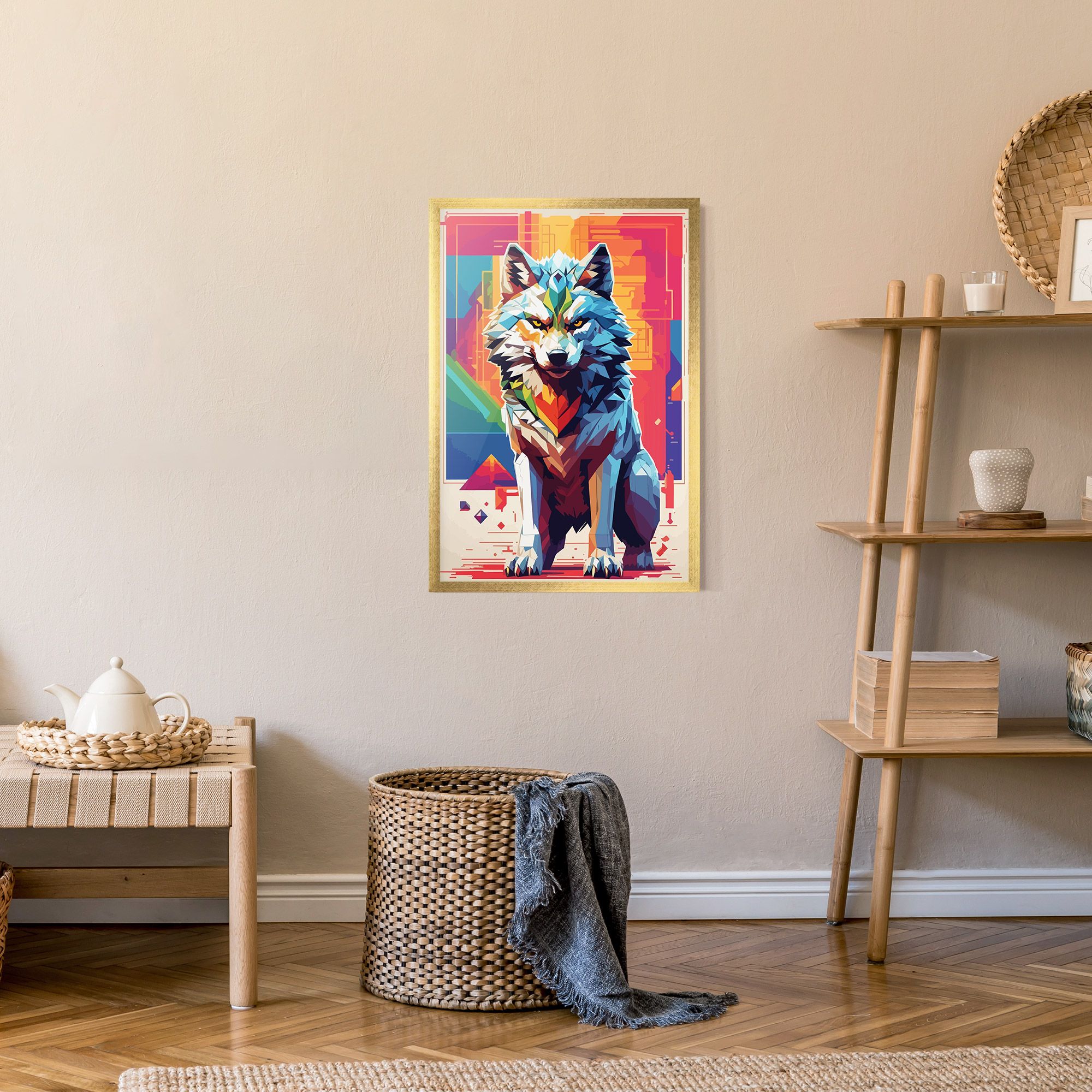 Wolf Character mockup 9