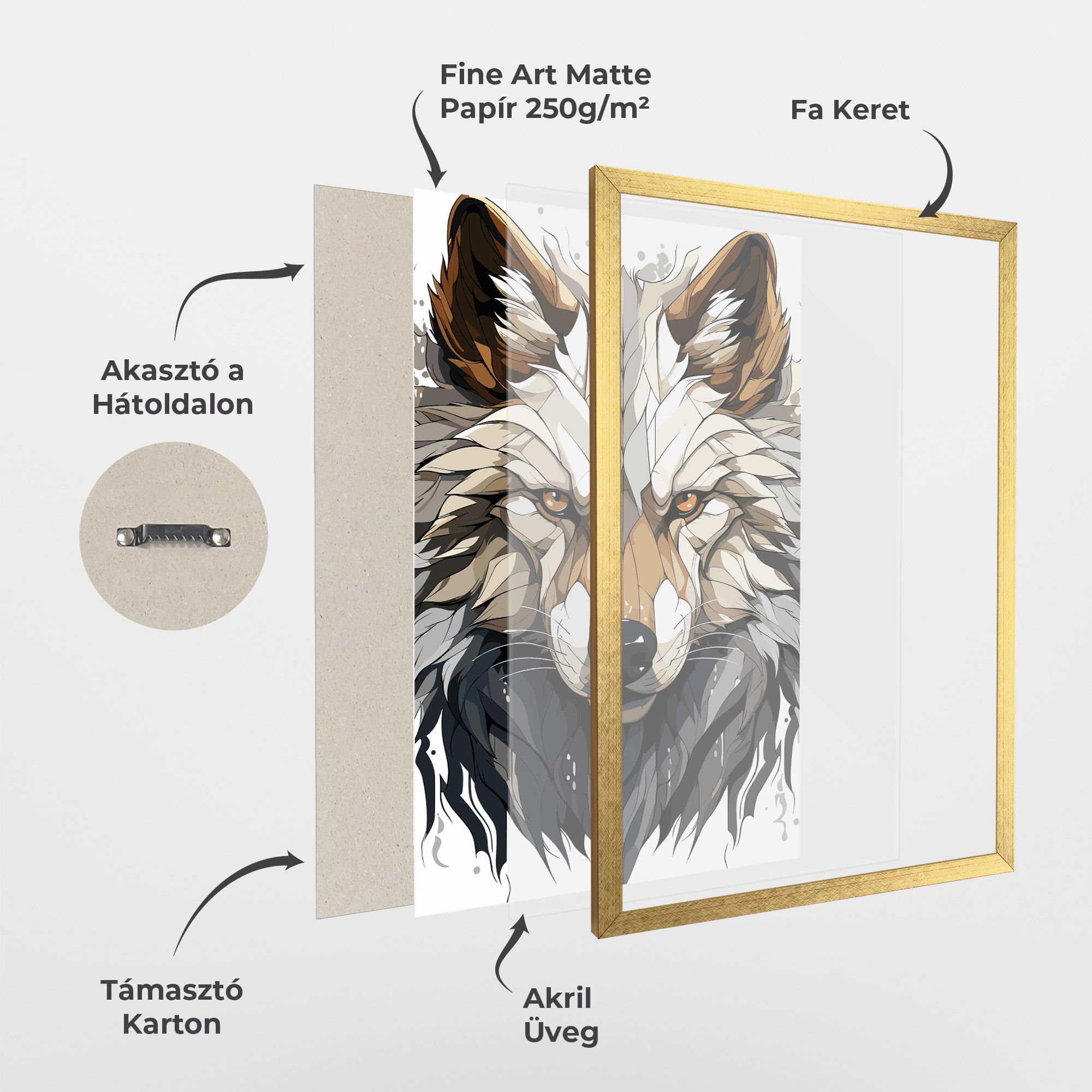 Brown Wolf mockup 1