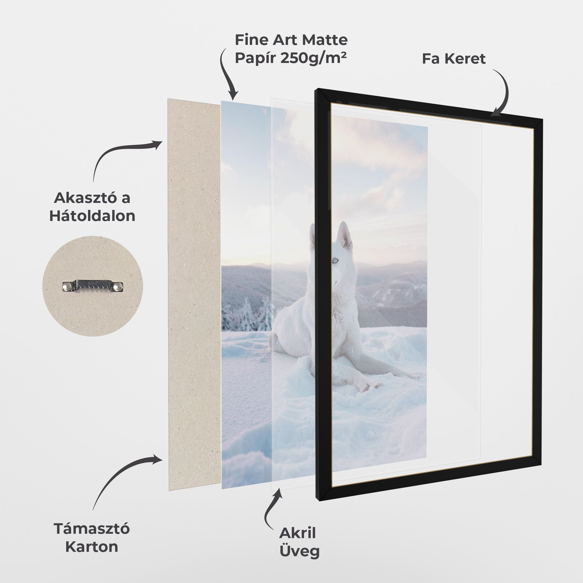 White Snow Wolf mockup 1