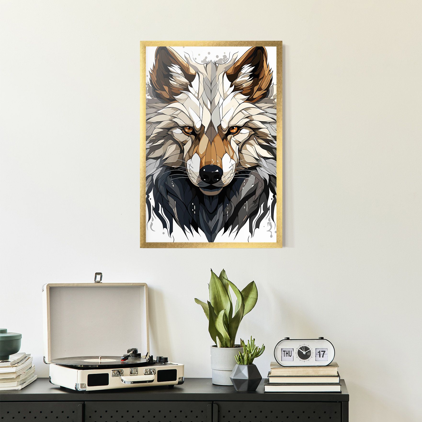 Brown Wolf mockup 2