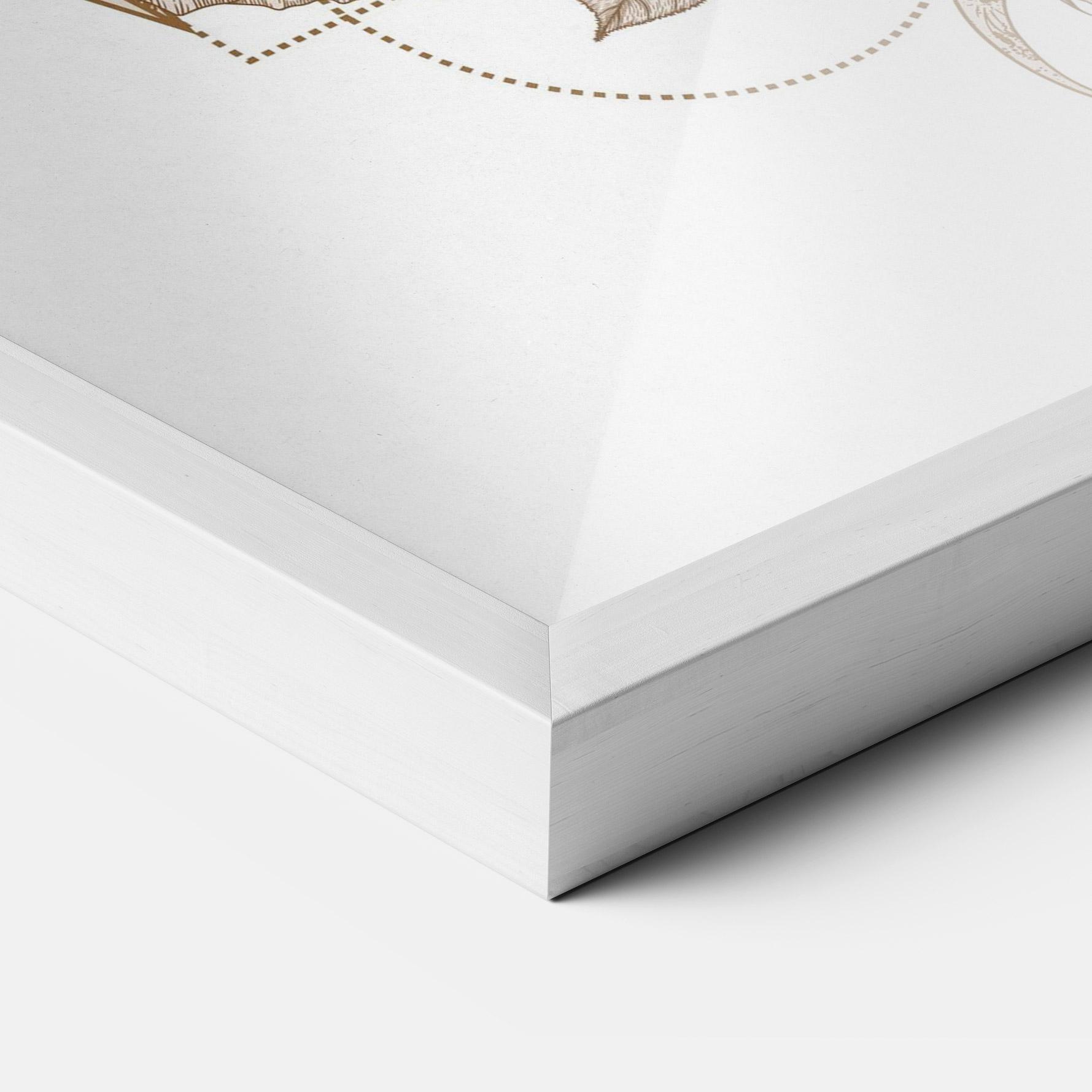 Keretezett Poszter Magical Wolf mockup 3