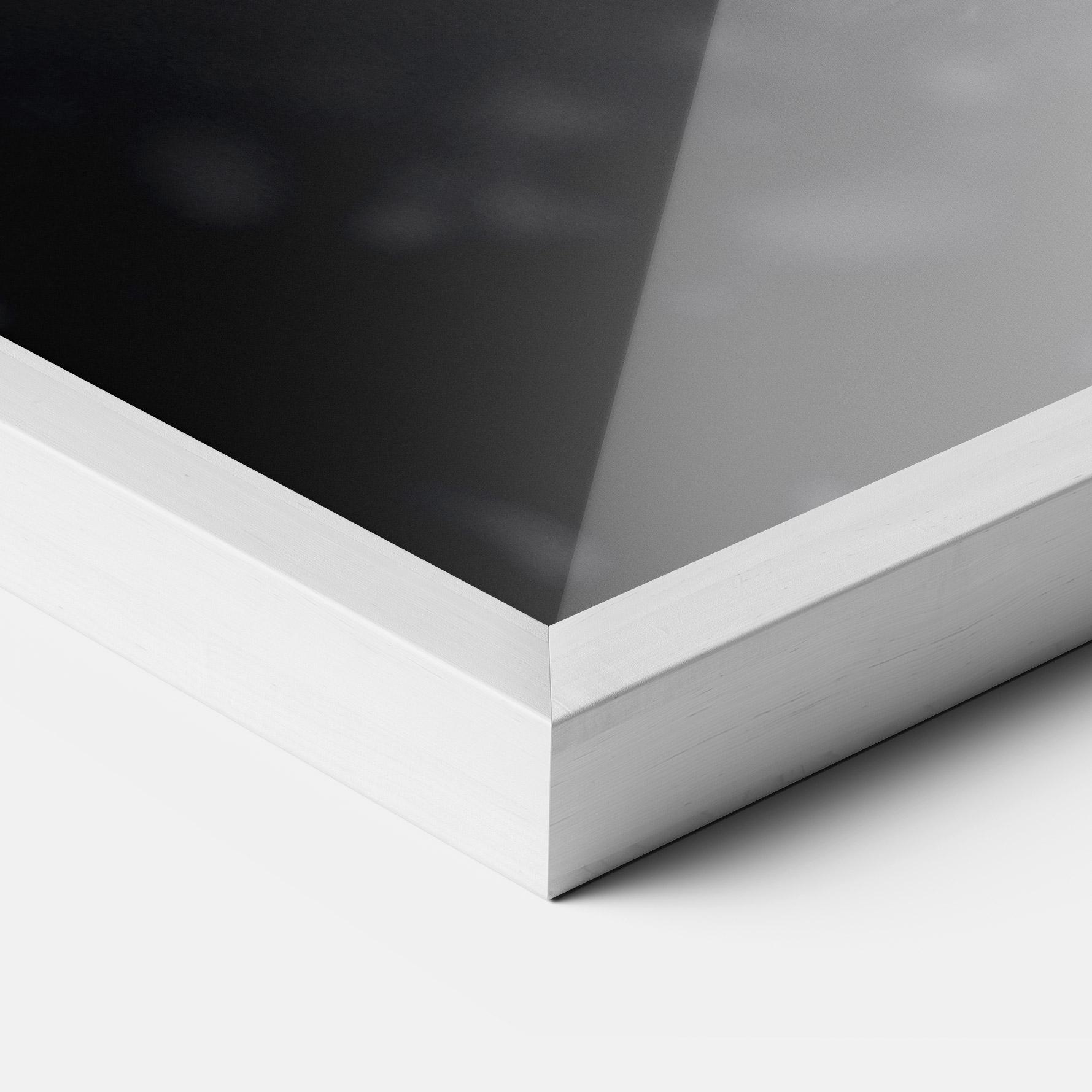 Keretezett Poszter Sitting Wolf mockup 3