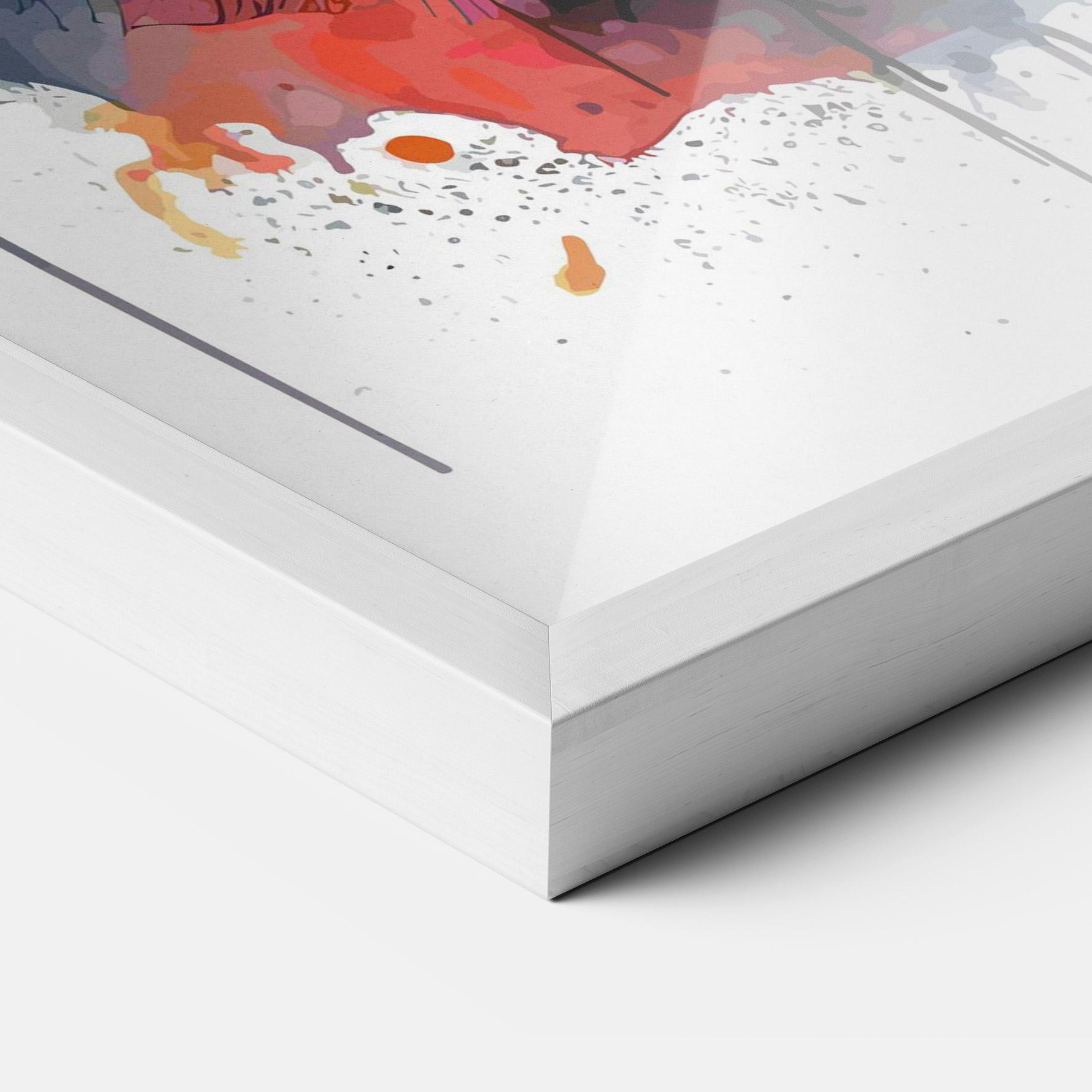 Keretezett Poszter Wolf Art mockup 3