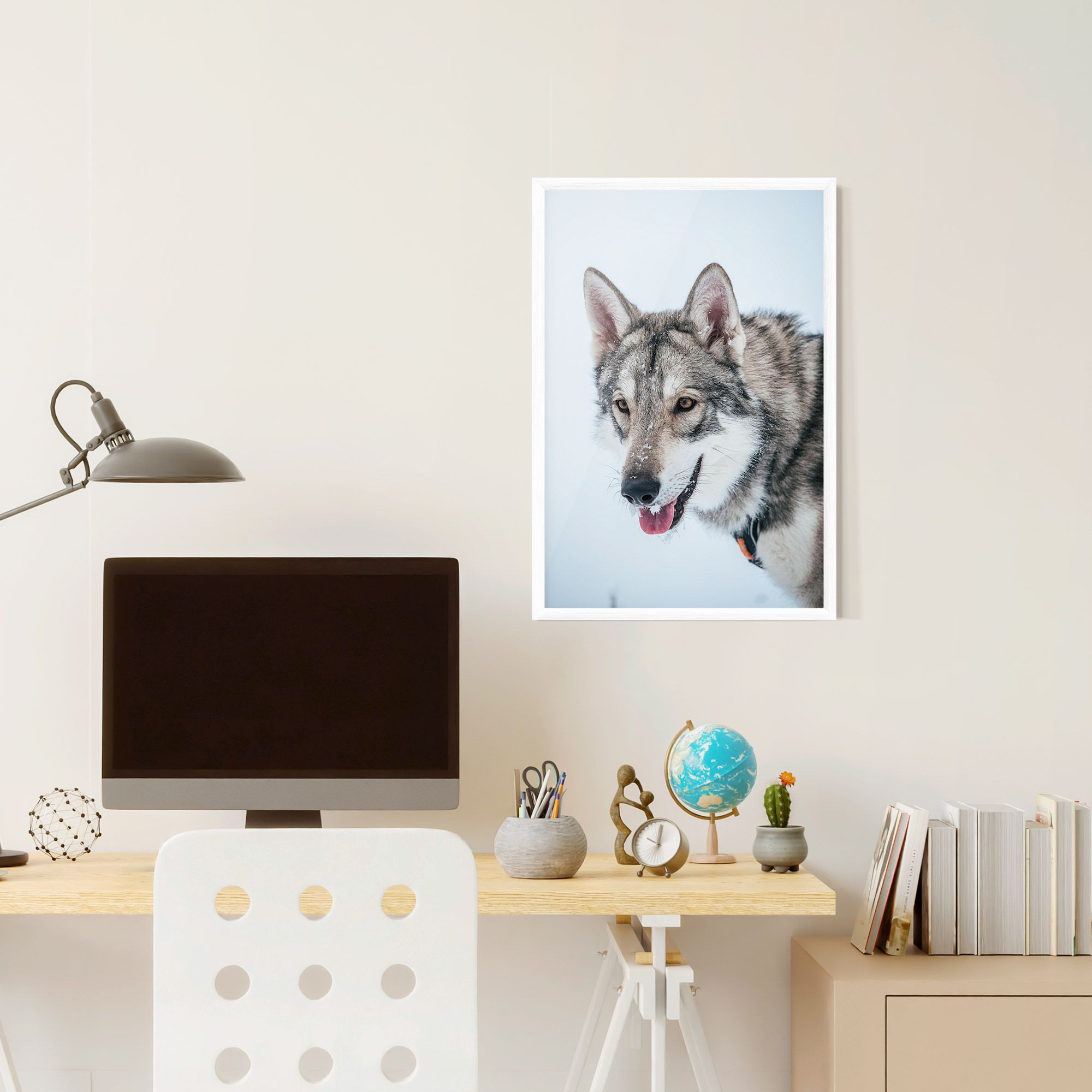 Wolf Head mockup 6