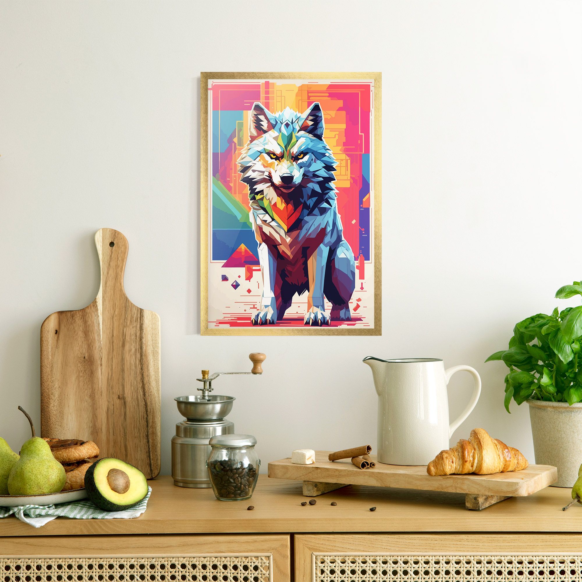 Wolf Character mockup 8