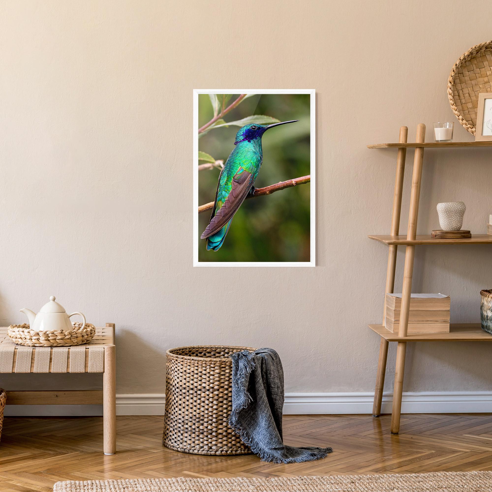 Keretezett Poszter Green Bird mockup 9