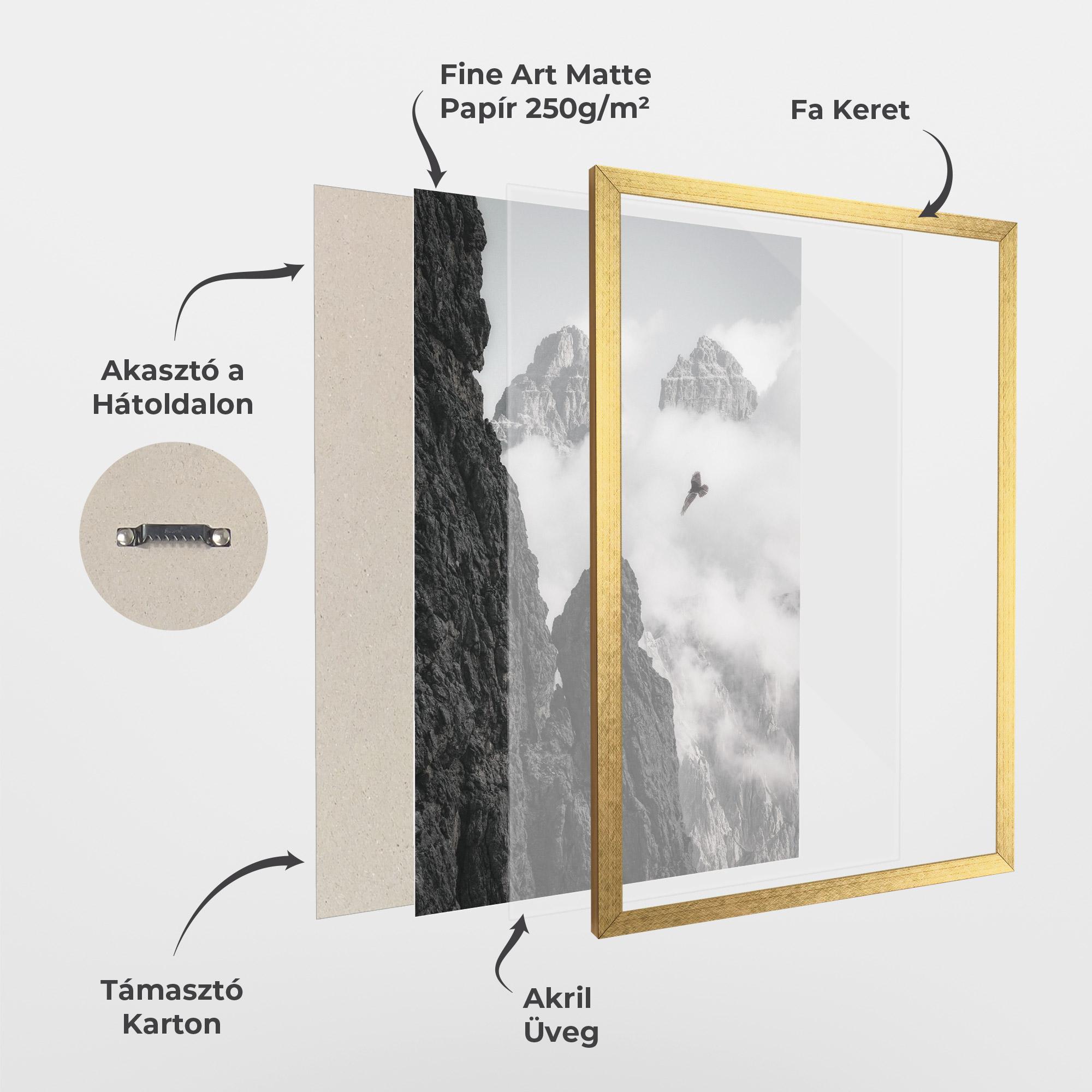 Keretezett Poszter Mountain Eagle mockup 1