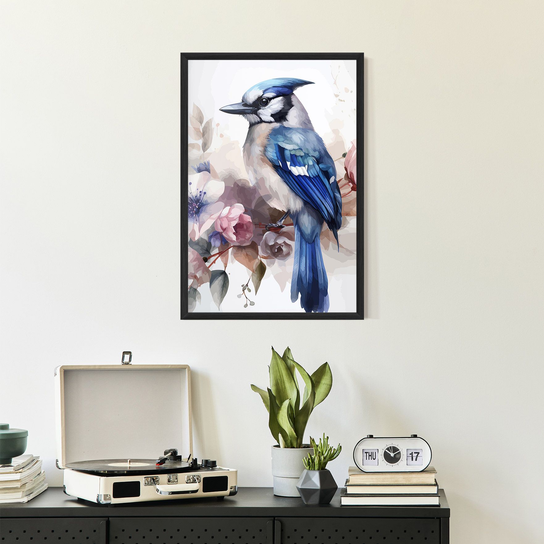 Bird Pretty Blue mockup 2