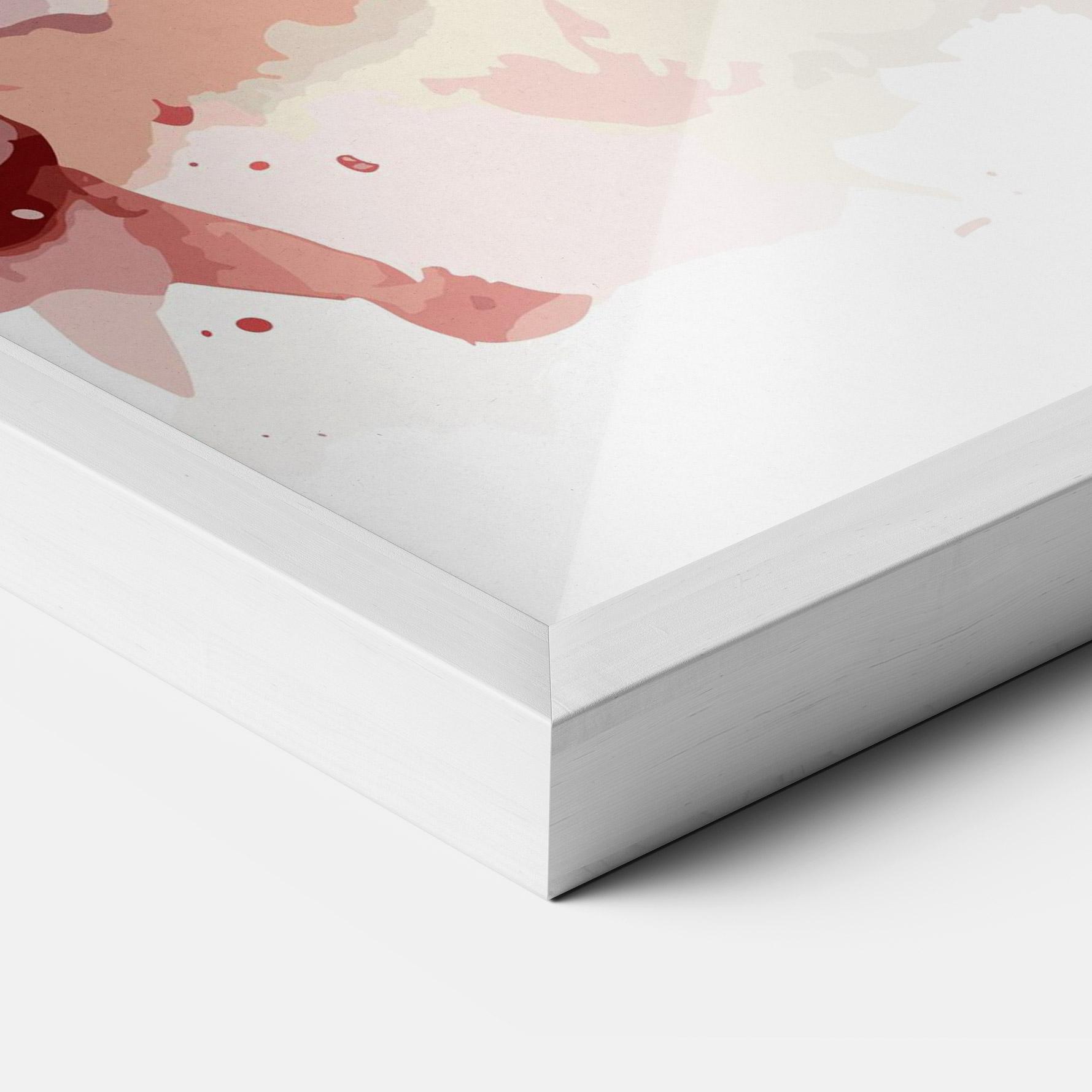 Keretezett Poszter Beautiful Parrot mockup 3