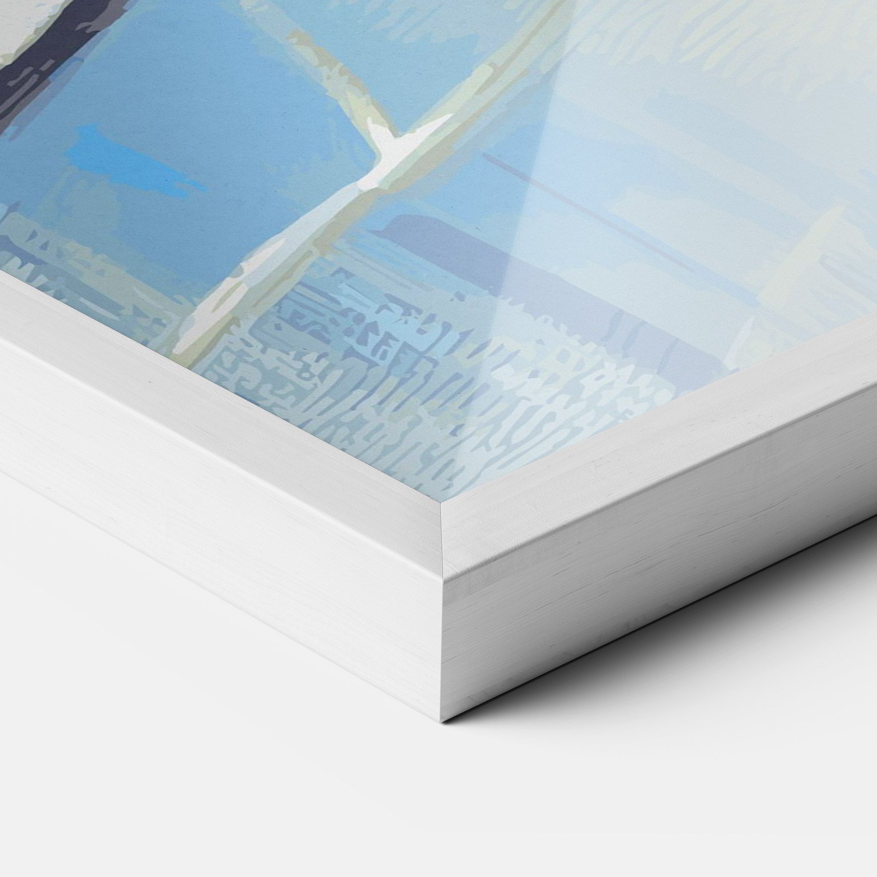 Bird Winter Painting mockup 3