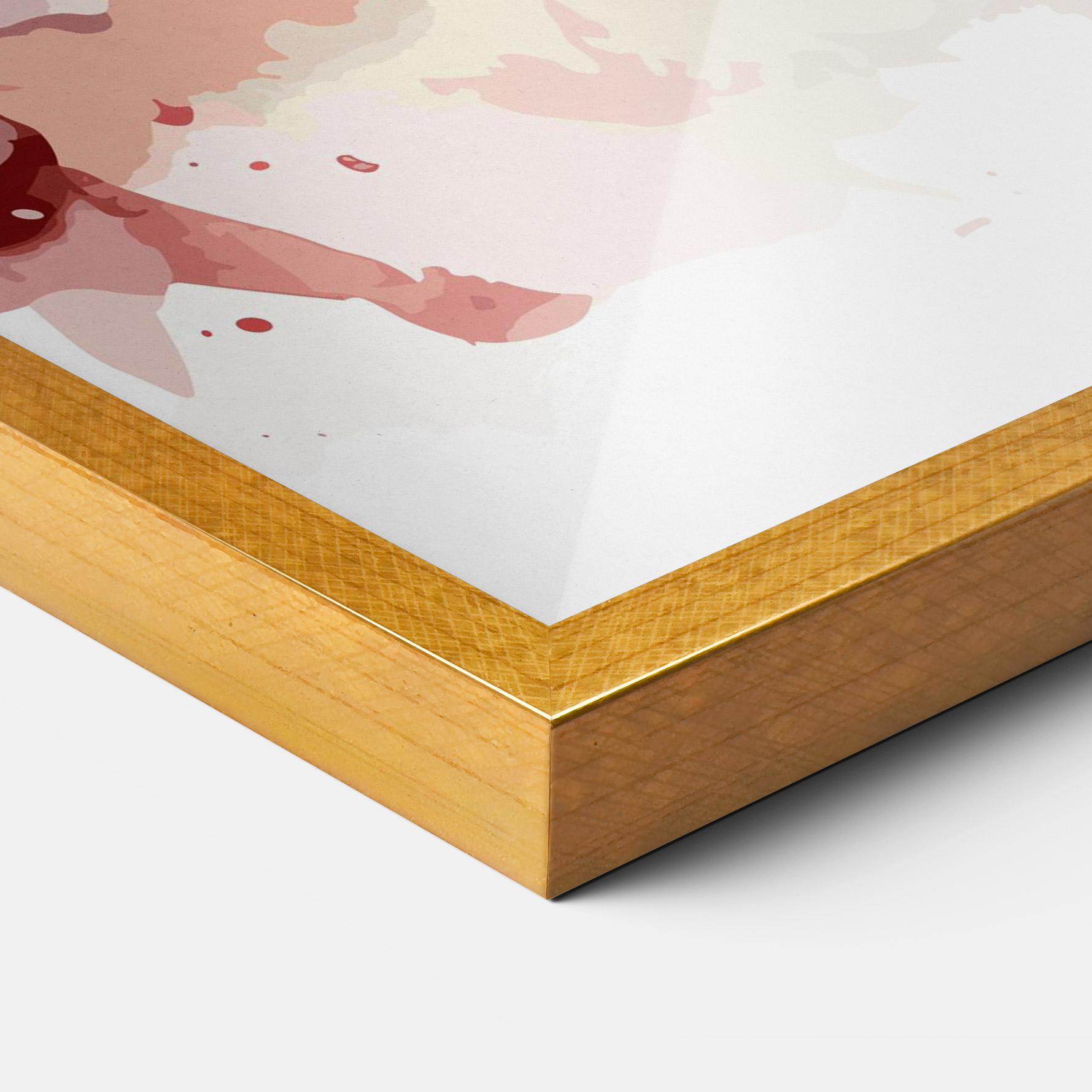 Keretezett Poszter Beautiful Parrot mockup 3