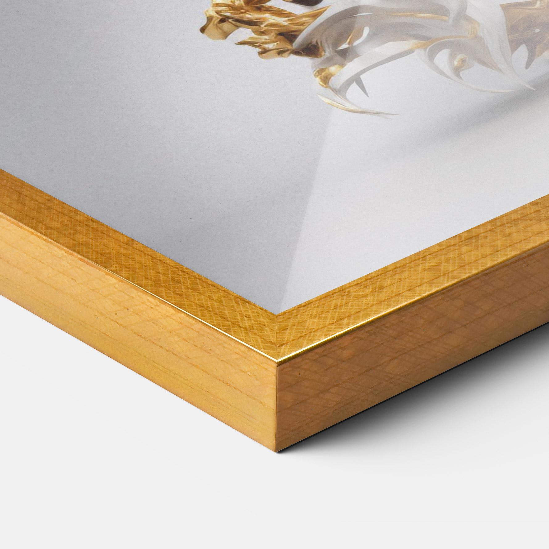 Keretezett Poszter Gold 3d Eagle mockup 3