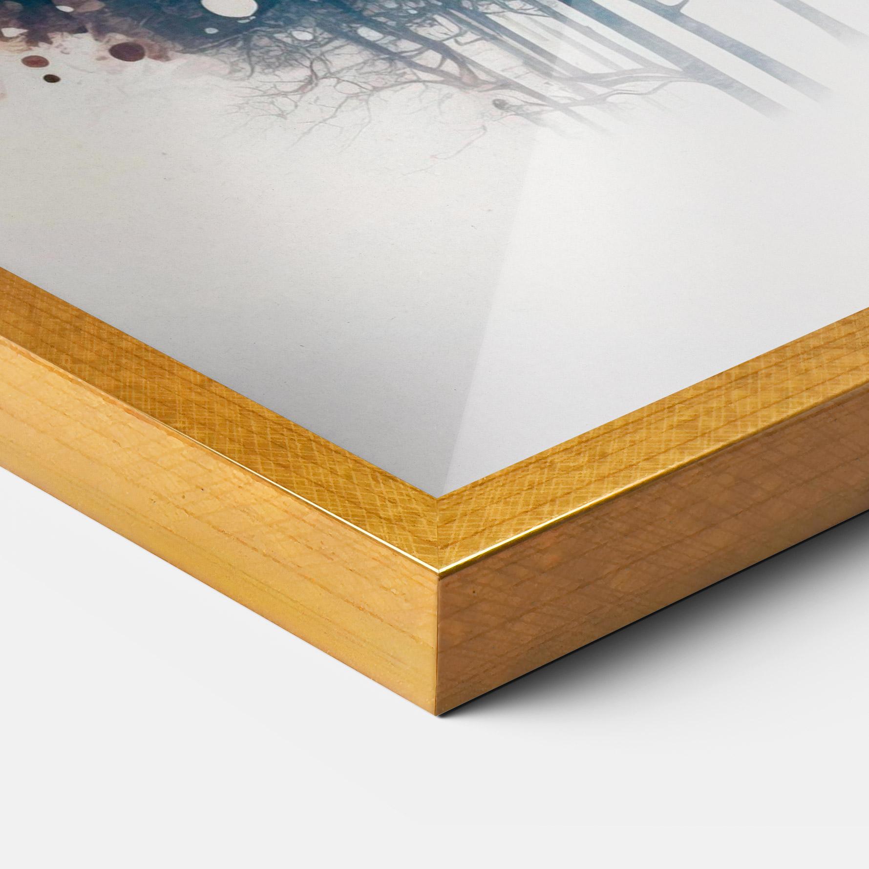 Keretezett Poszter Owl Portrait mockup 3