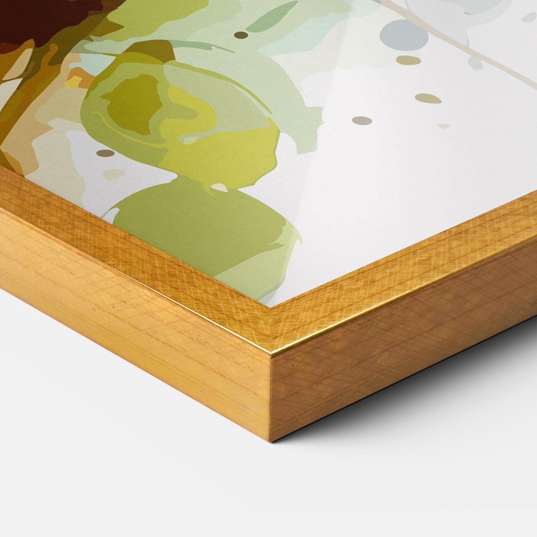 Keretezett Poszter Pretty Blue Bird mockup 3