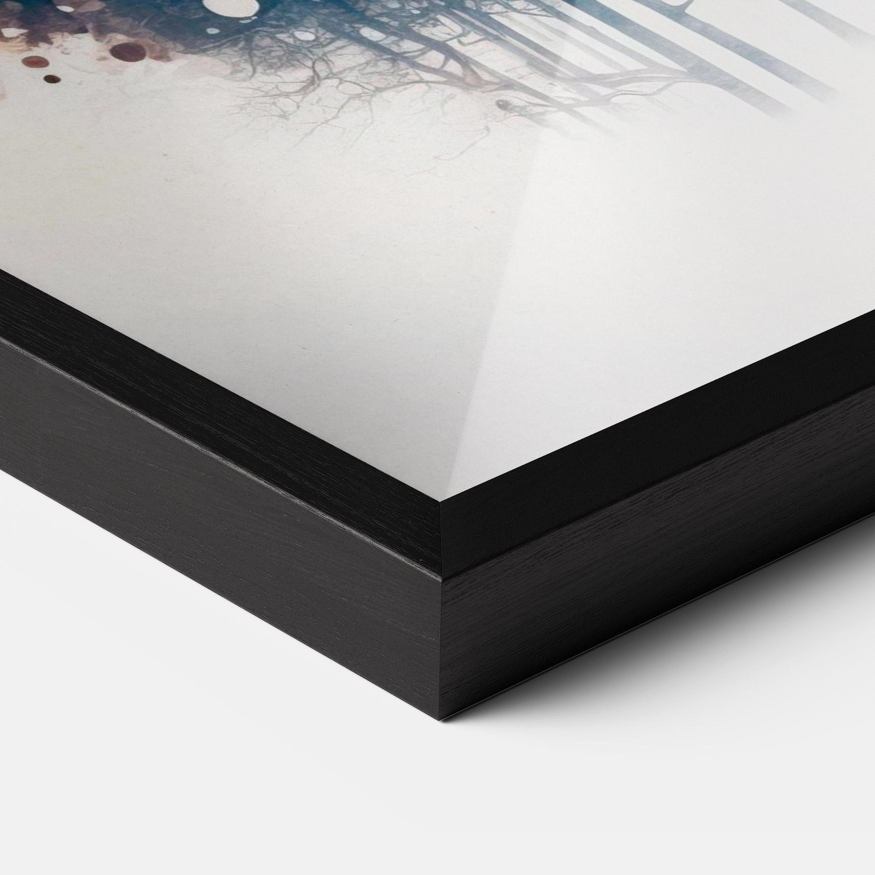 Keretezett Poszter Owl Portrait mockup 3