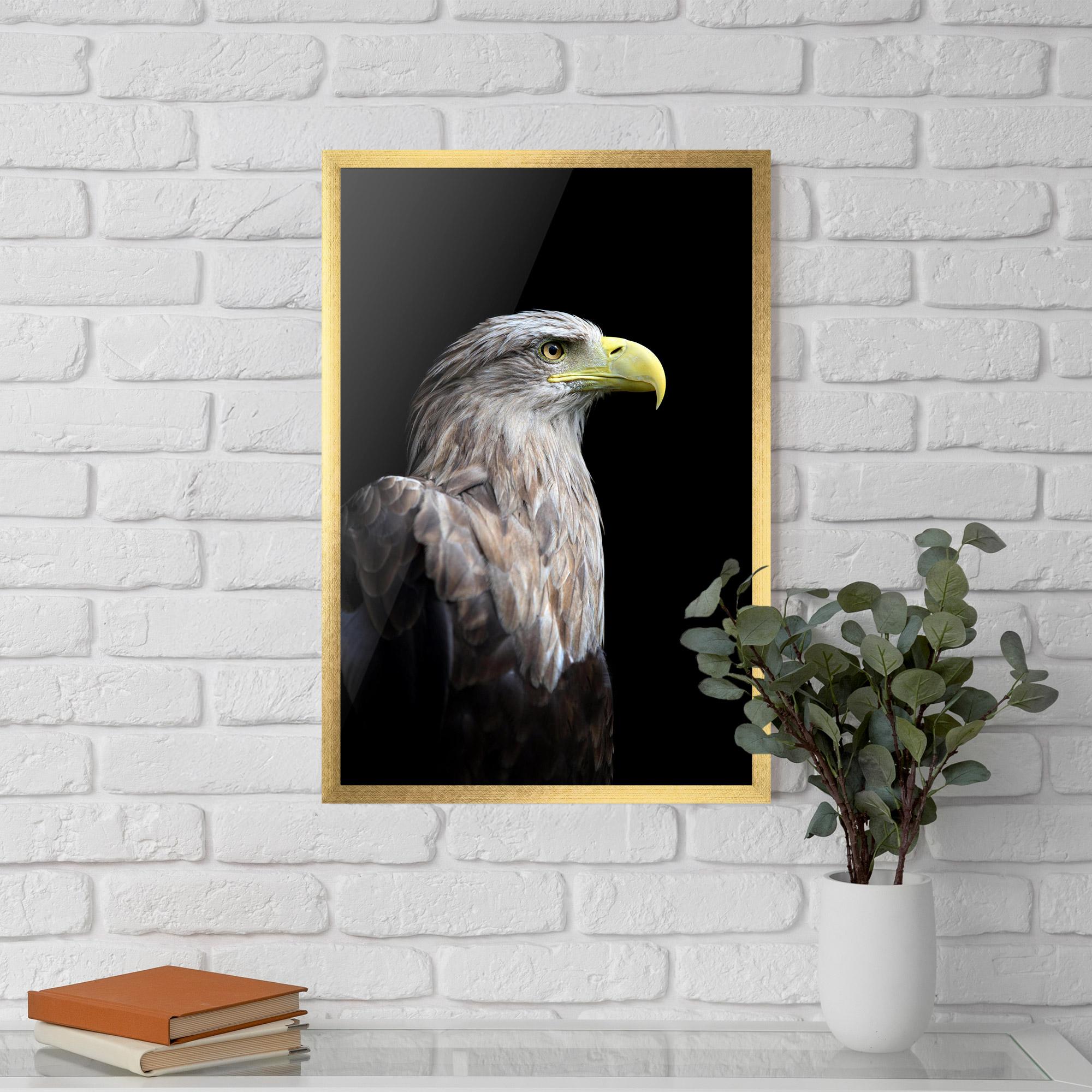 Keretezett Poszter Close Up Eagle mockup 5
