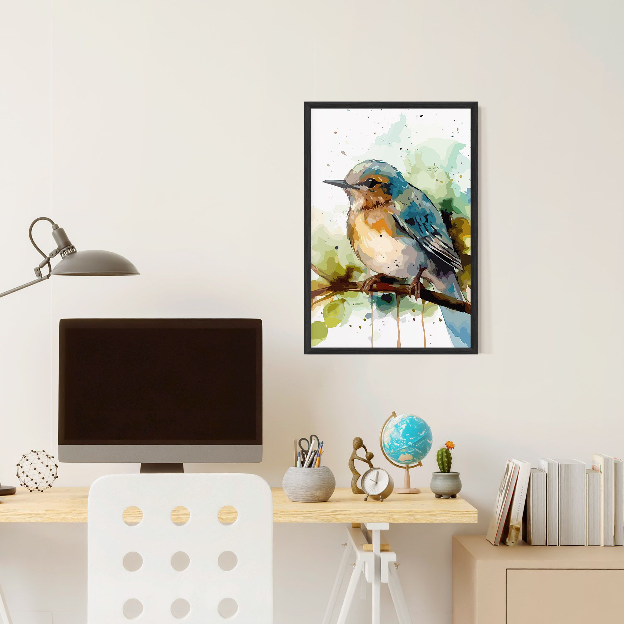 Pretty Blue Bird mockup 6
