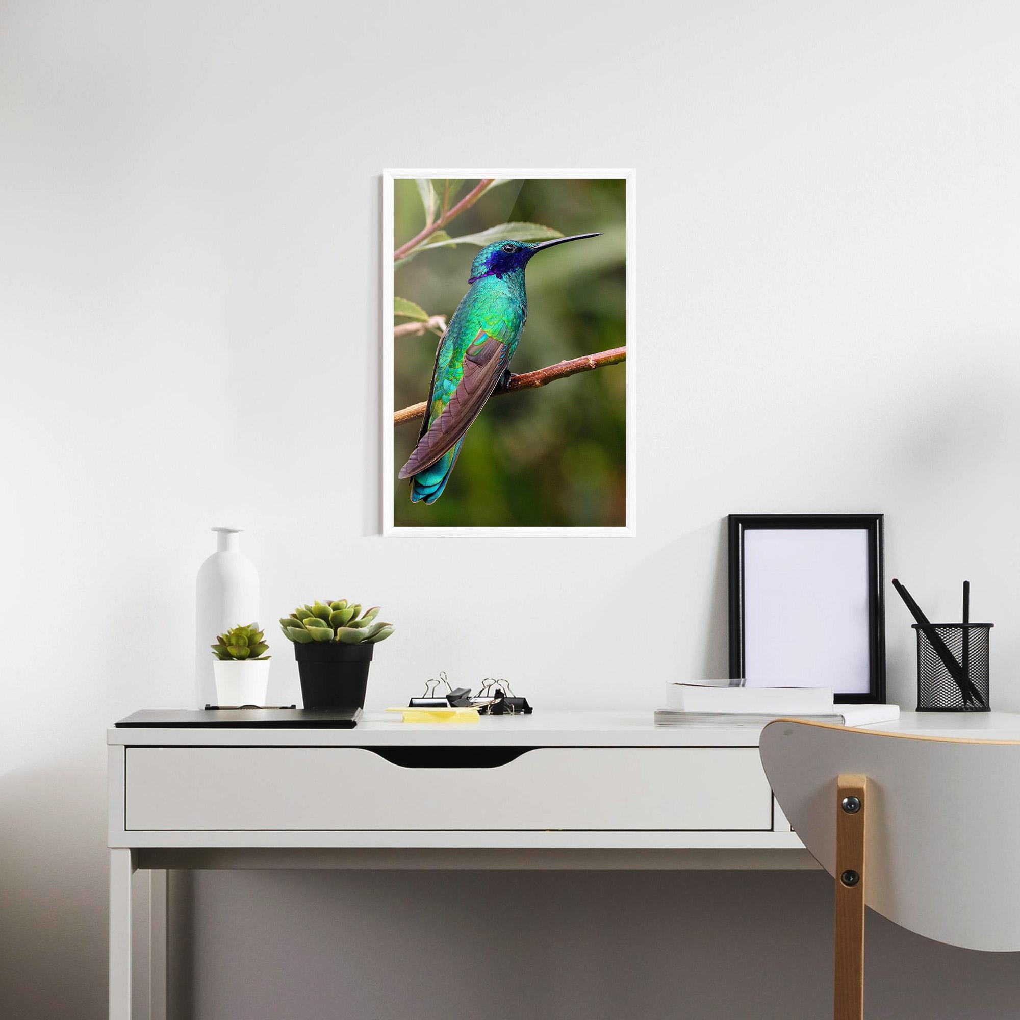 Keretezett Poszter Green Bird mockup 7
