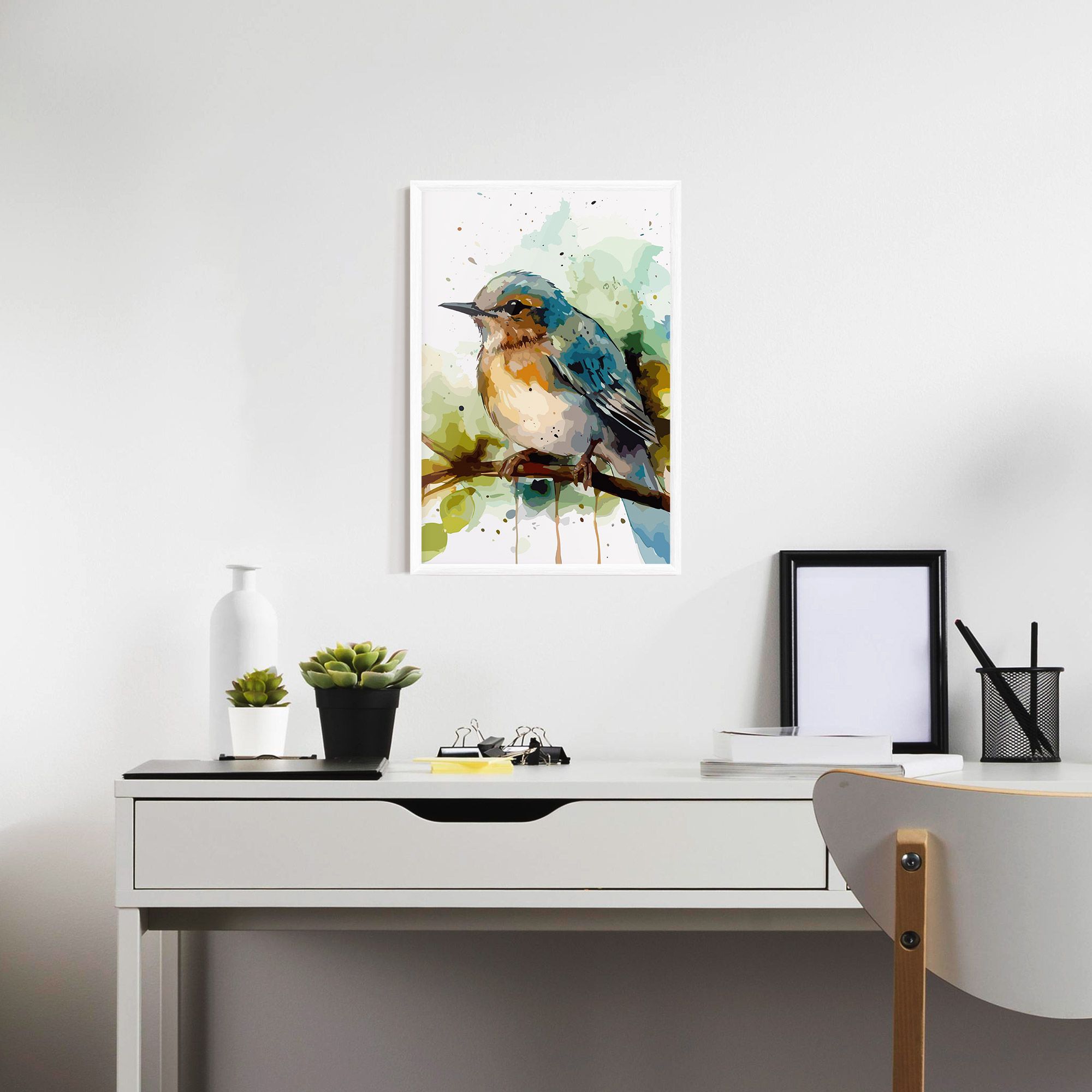 Pretty Blue Bird mockup 7