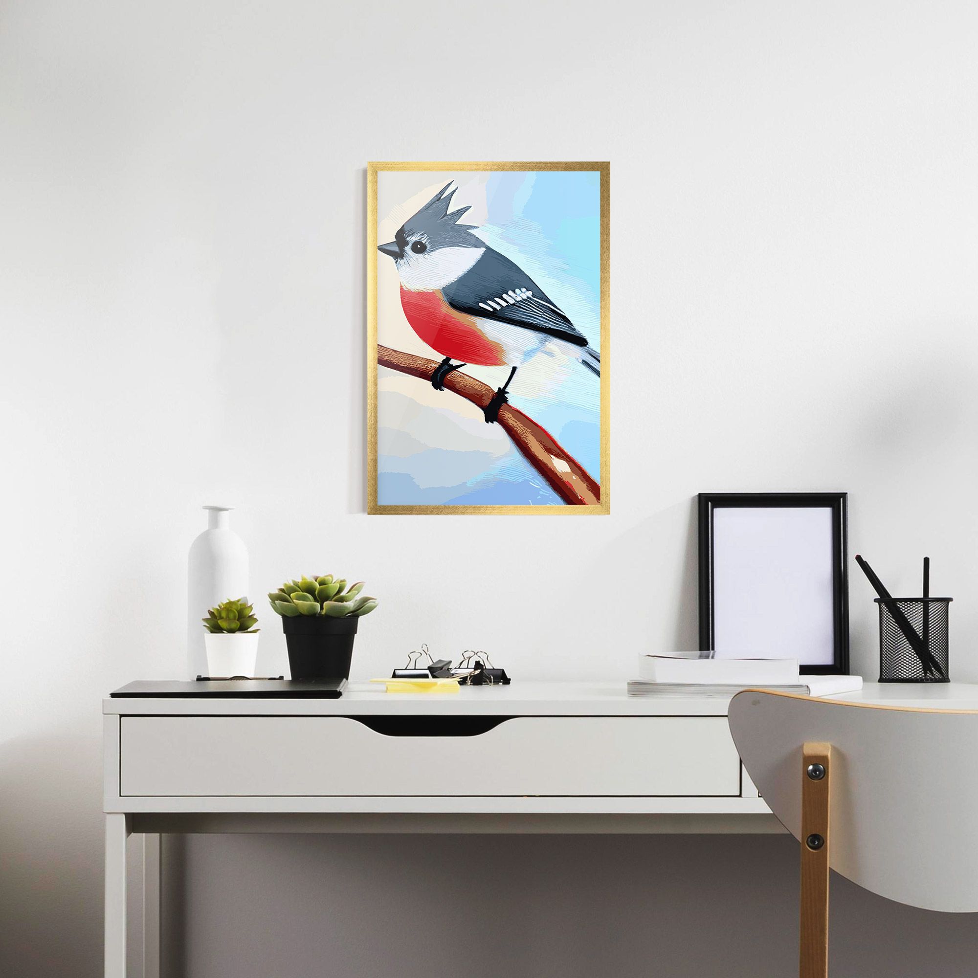 Blue Bird Painting mockup 7