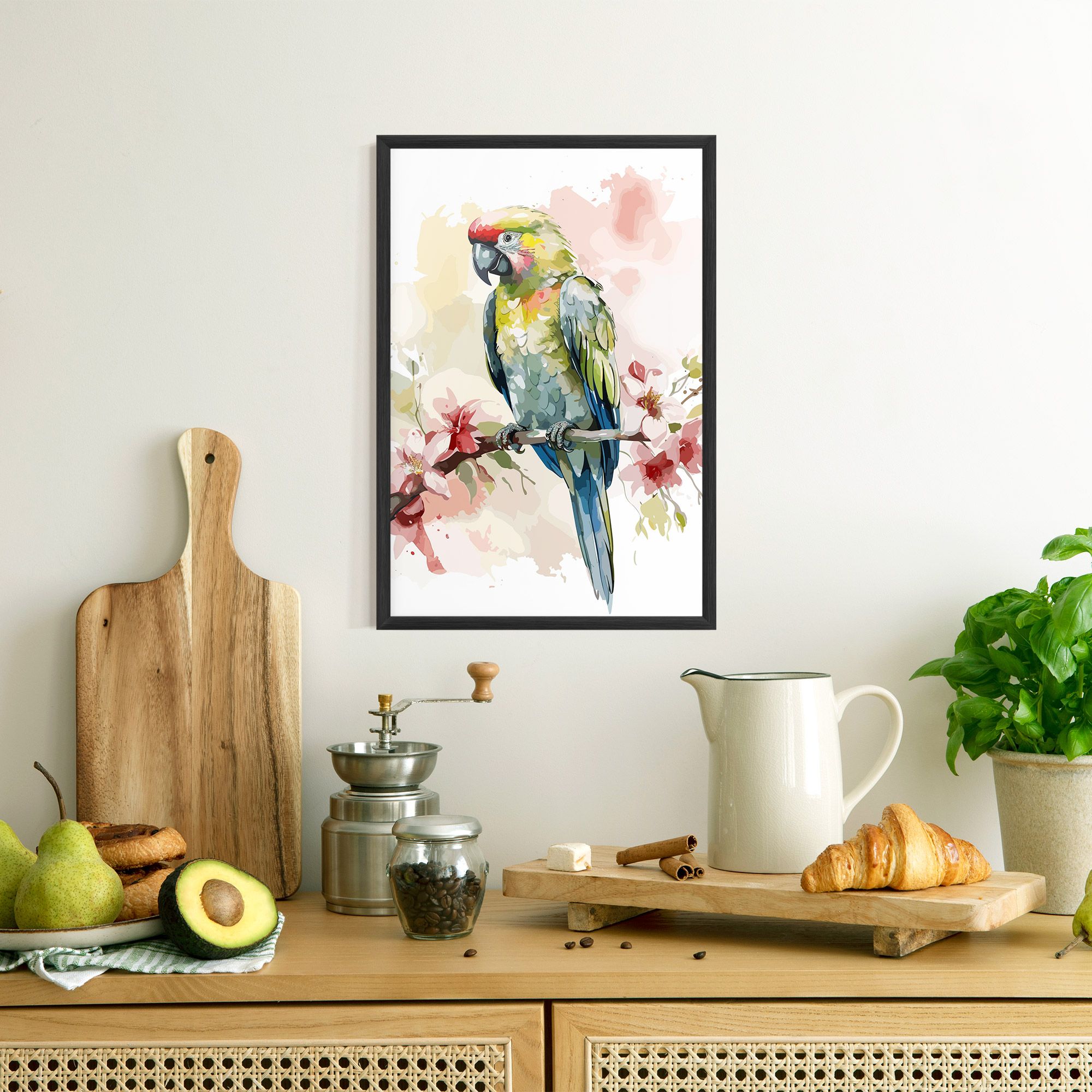 Beautiful Parrot mockup 8