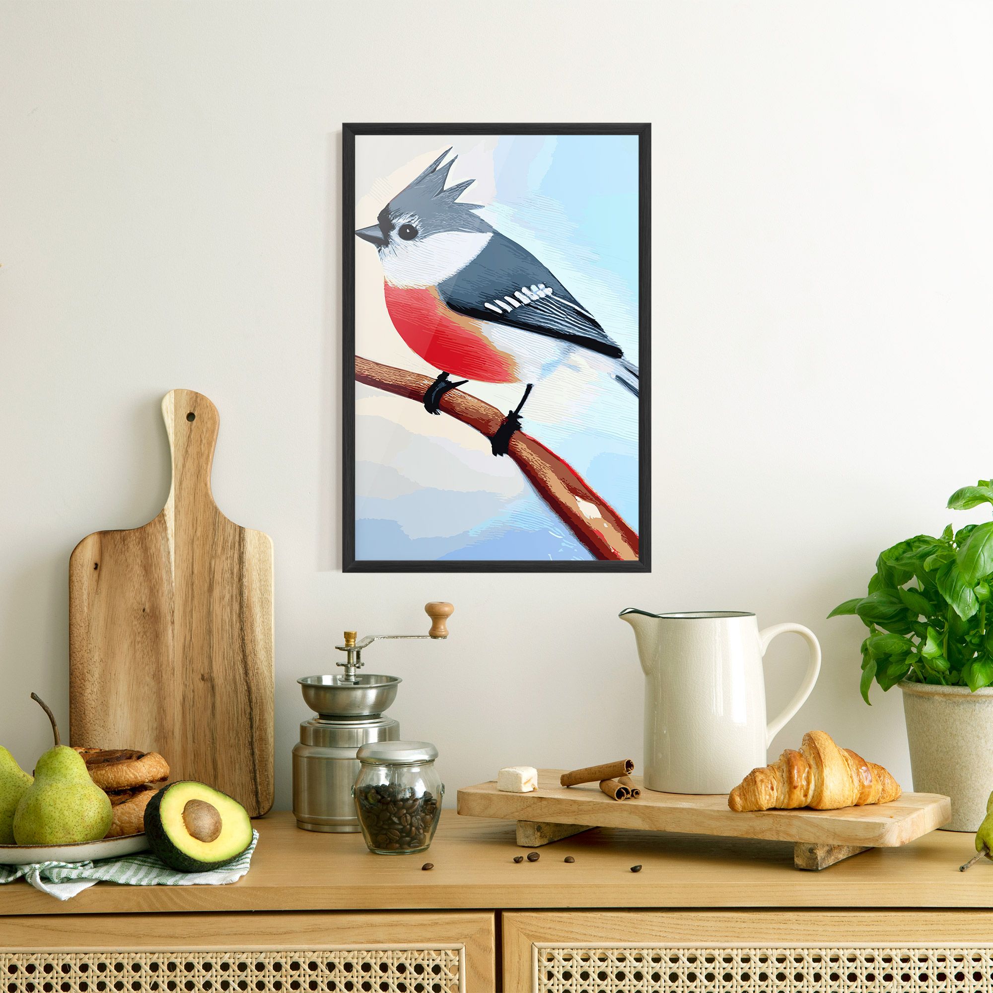 Blue Bird Painting mockup 8