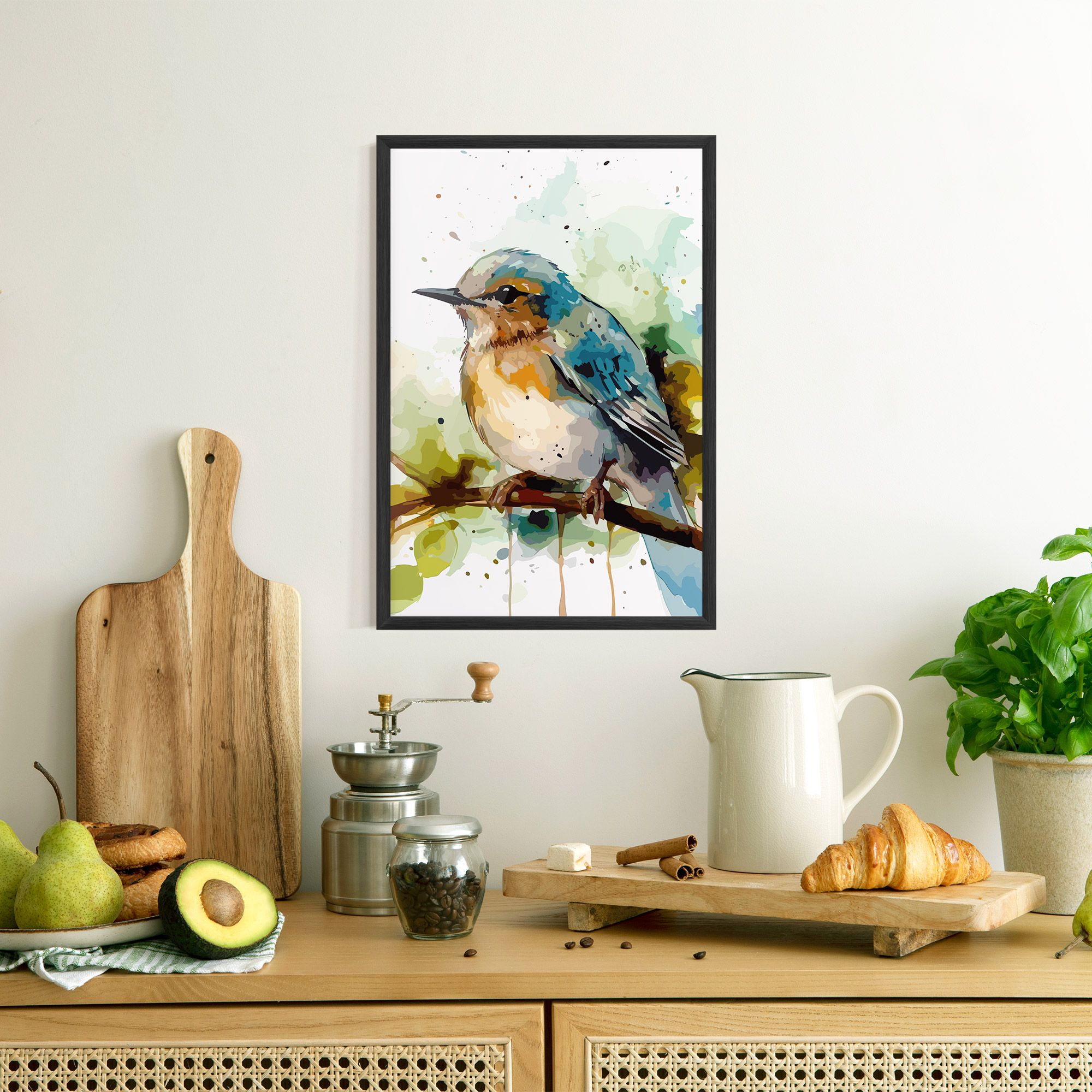 Pretty Blue Bird mockup 8