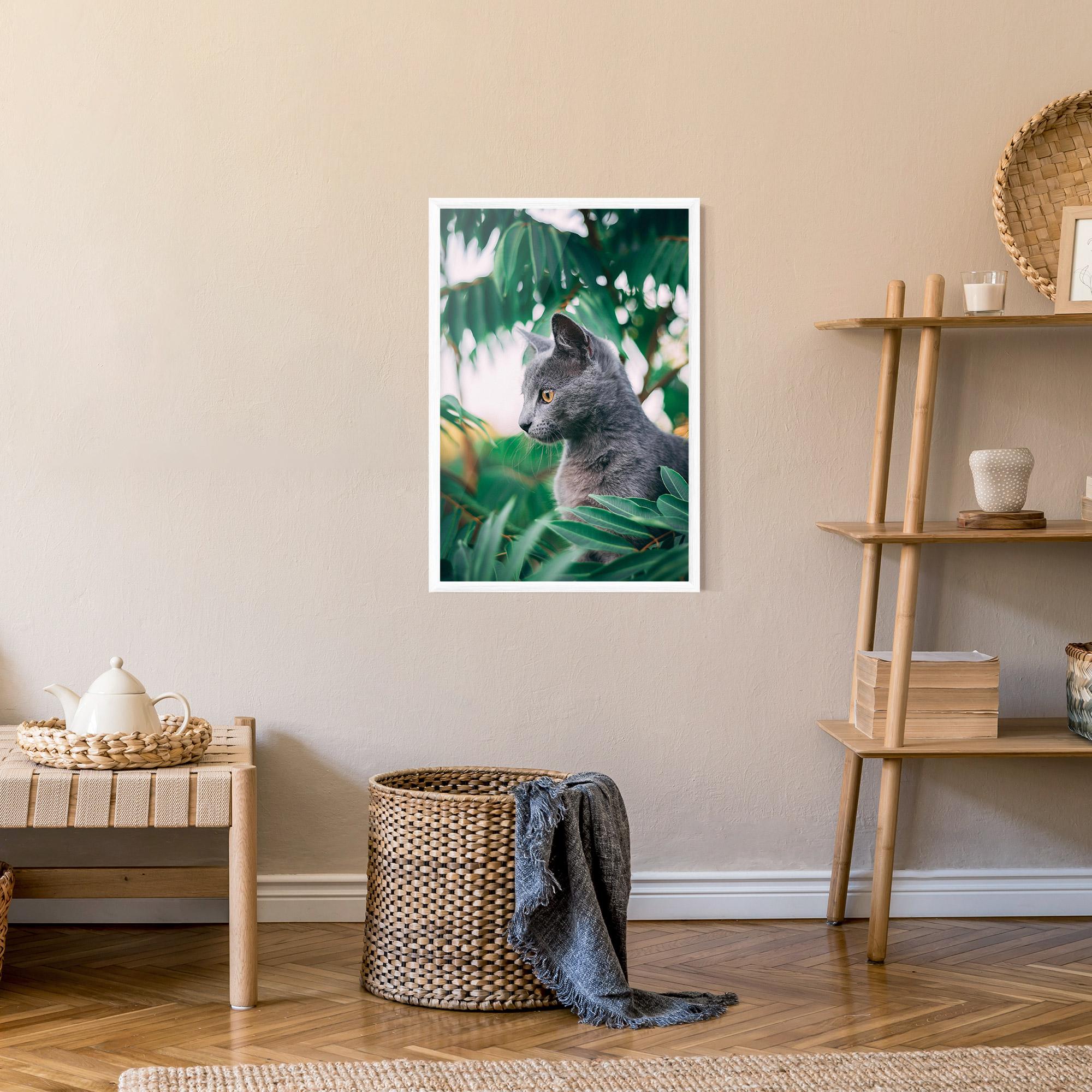 Keretezett Poszter Cat Tree mockup 9