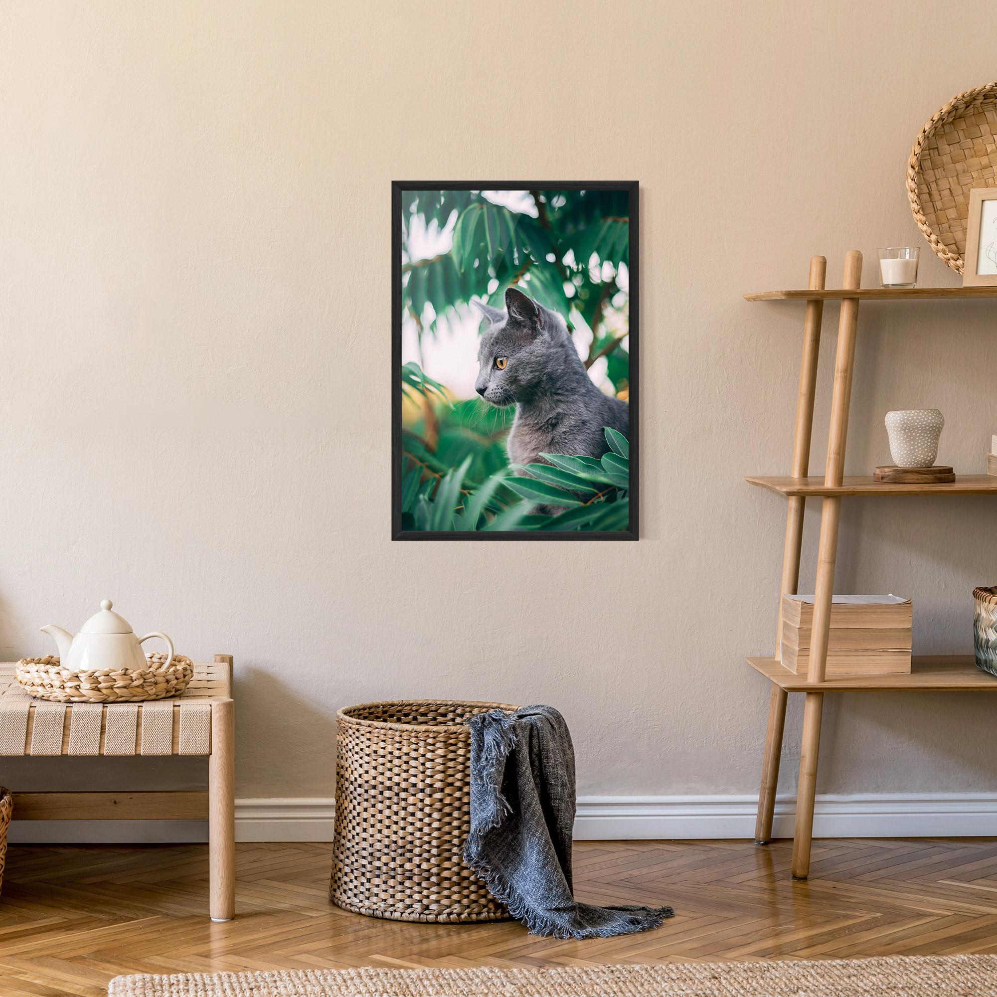 Keretezett Poszter Cat Tree mockup 9