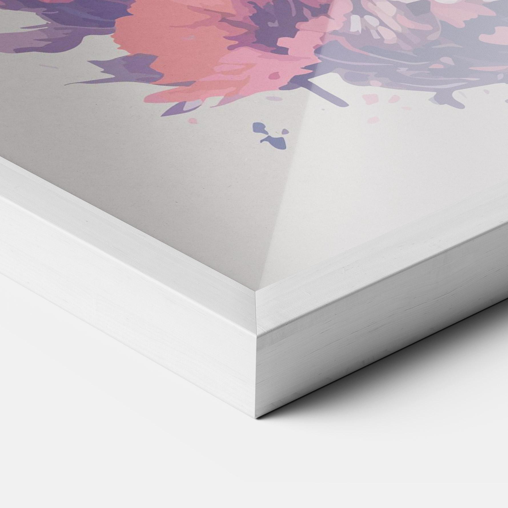 Keretezett Poszter Purple Cat mockup 3