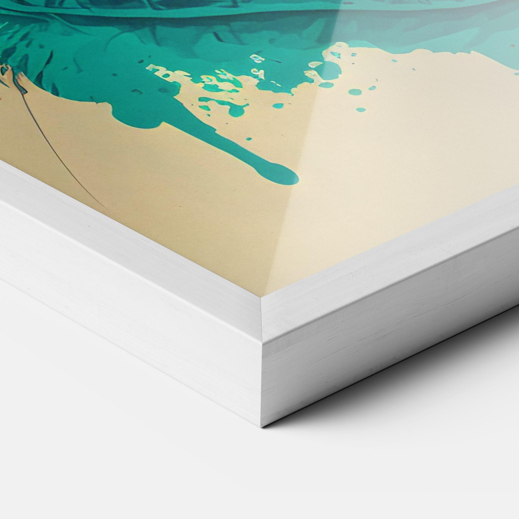 Keretezett Poszter Red Glasses Cat mockup 3