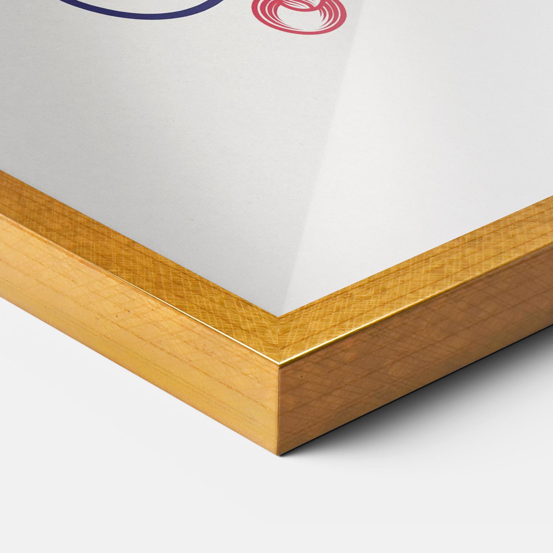 Keretezett Poszter Asiatic Cat mockup 3