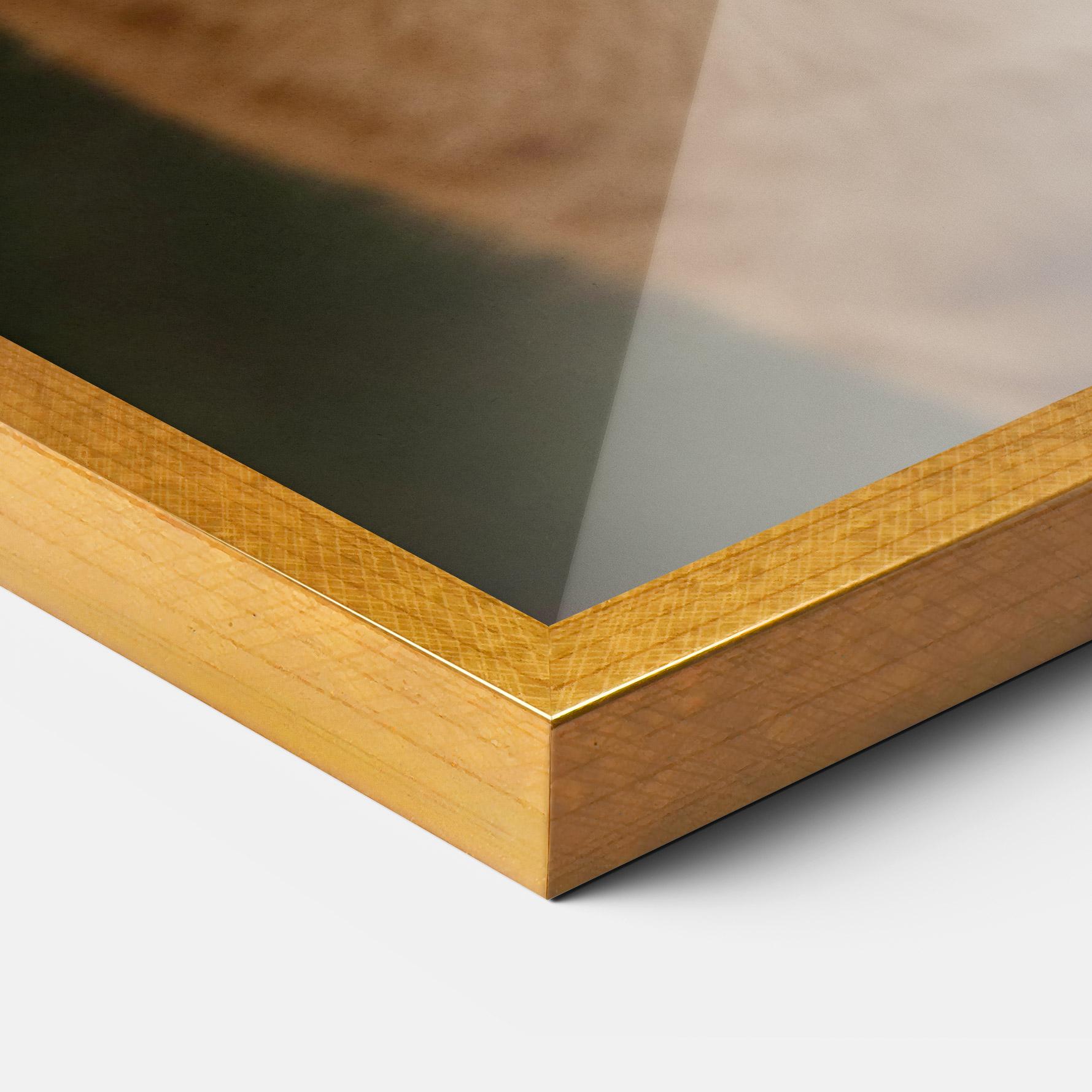 Keretezett Poszter Orange Cat Smiling mockup 3