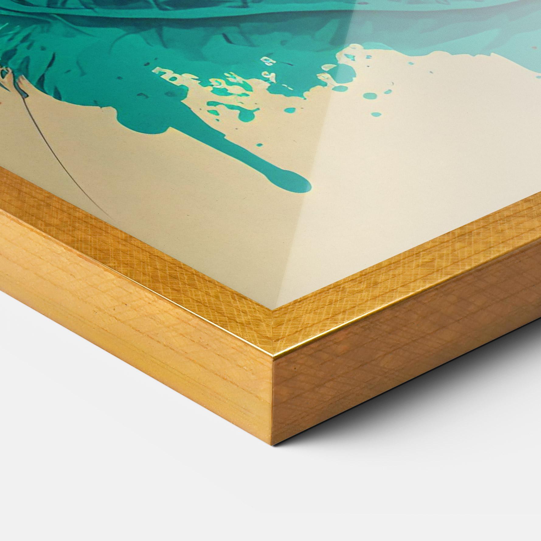 Keretezett Poszter Red Glasses Cat mockup 3