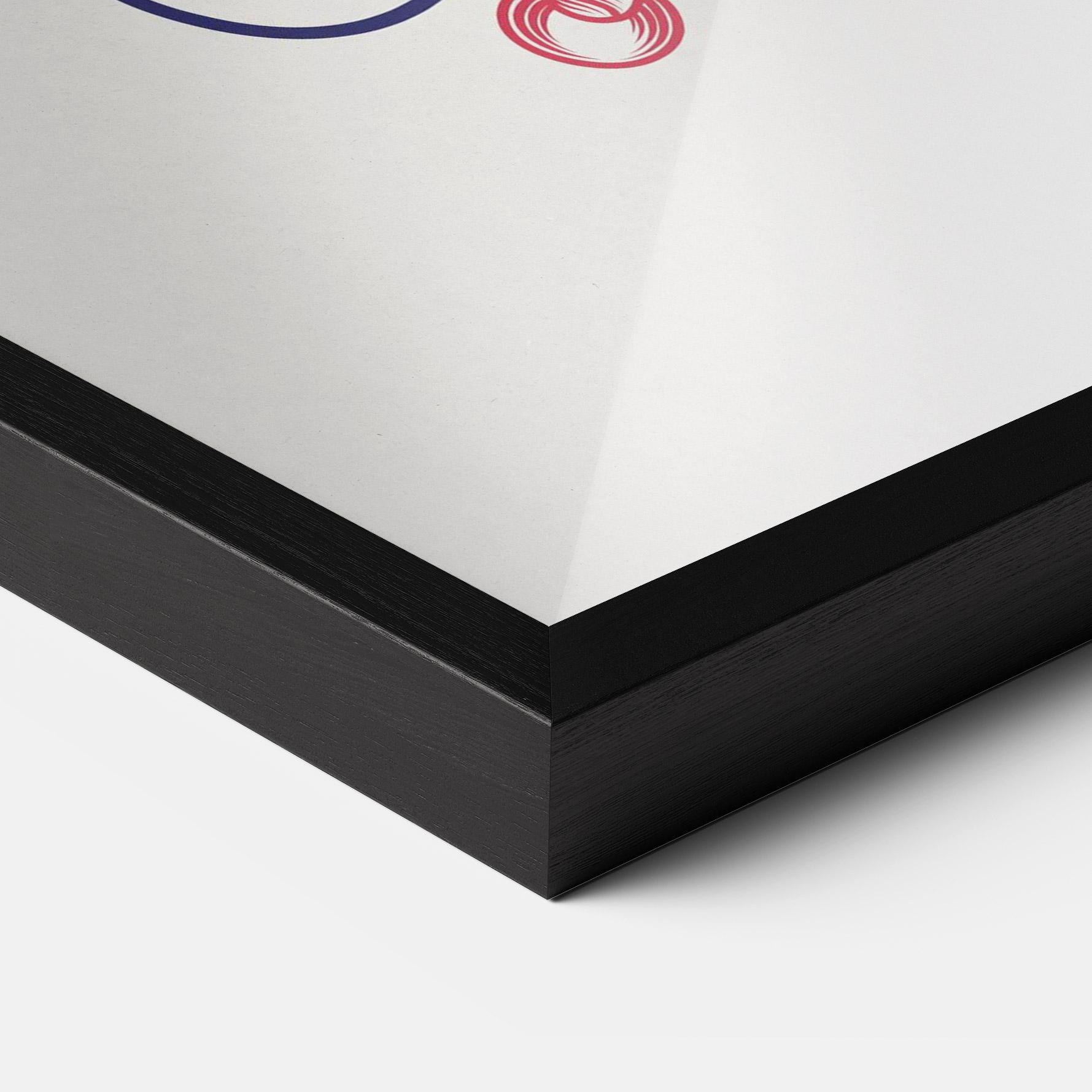 Keretezett Poszter Asiatic Cat mockup 3