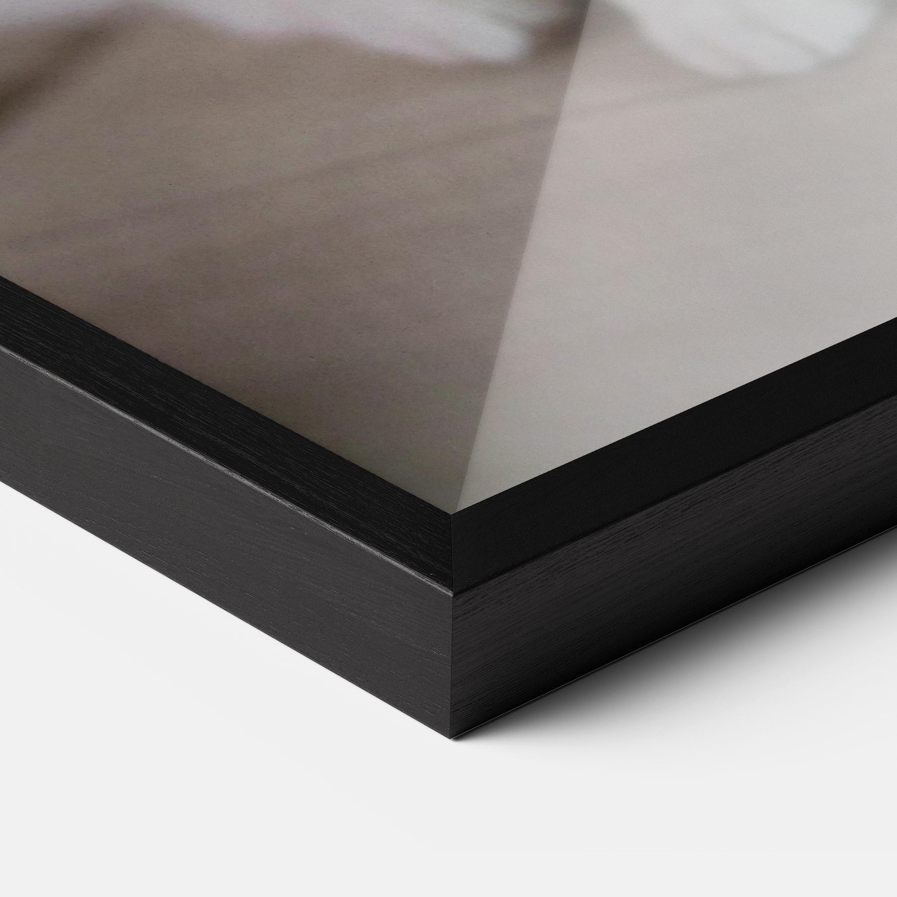 Keretezett Poszter Beautiful White Cat mockup 3