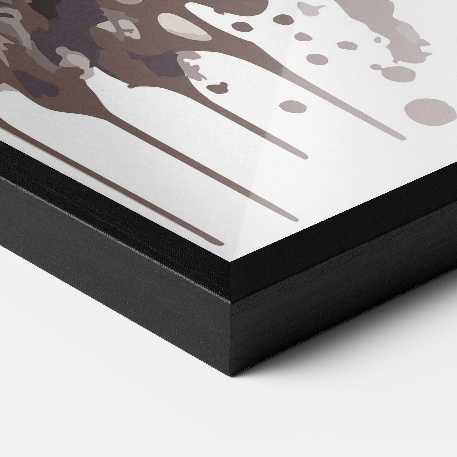 Keretezett Poszter Blue Eyes Cat mockup 3