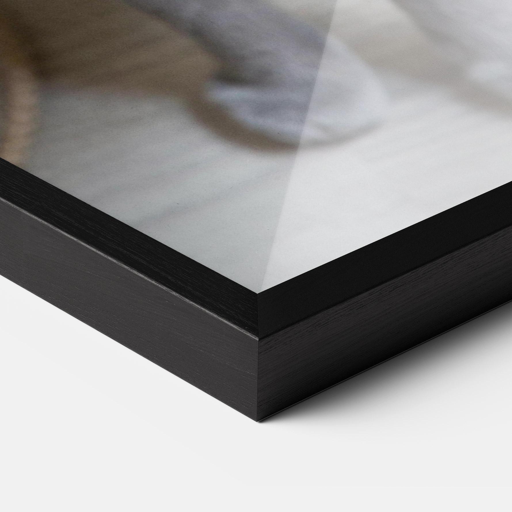 Keretezett Poszter Grey Green Cat Eyes mockup 3