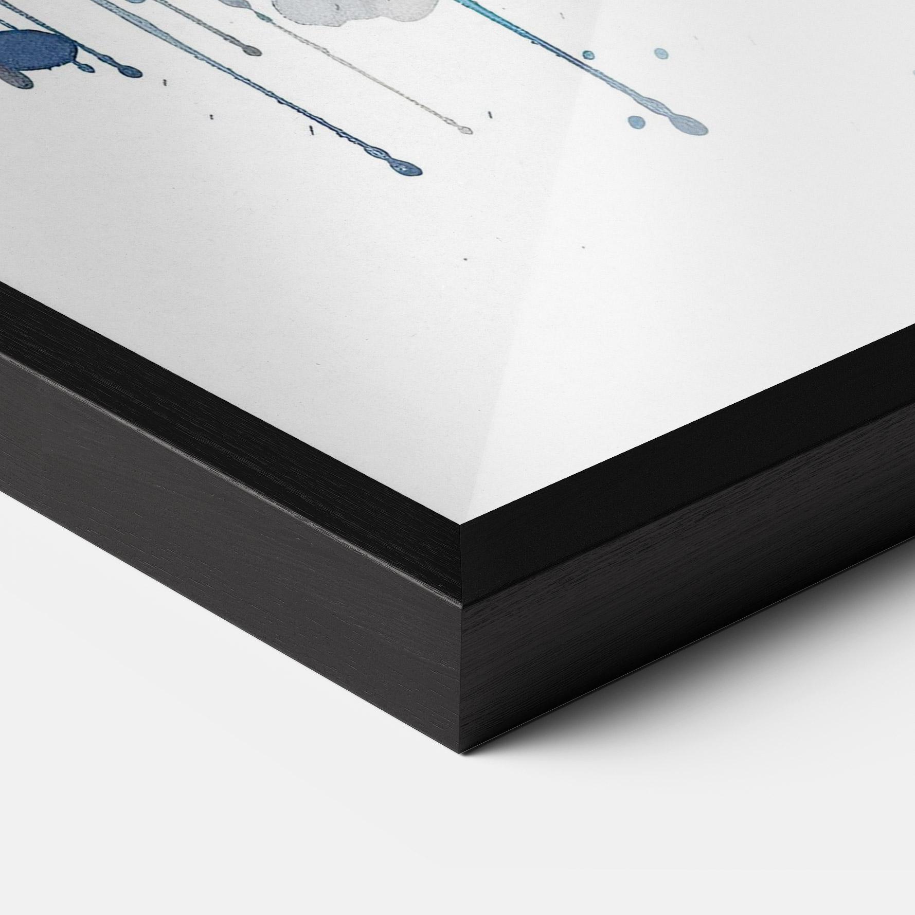 Keretezett Poszter Orange Blue Eyes Cat mockup 3