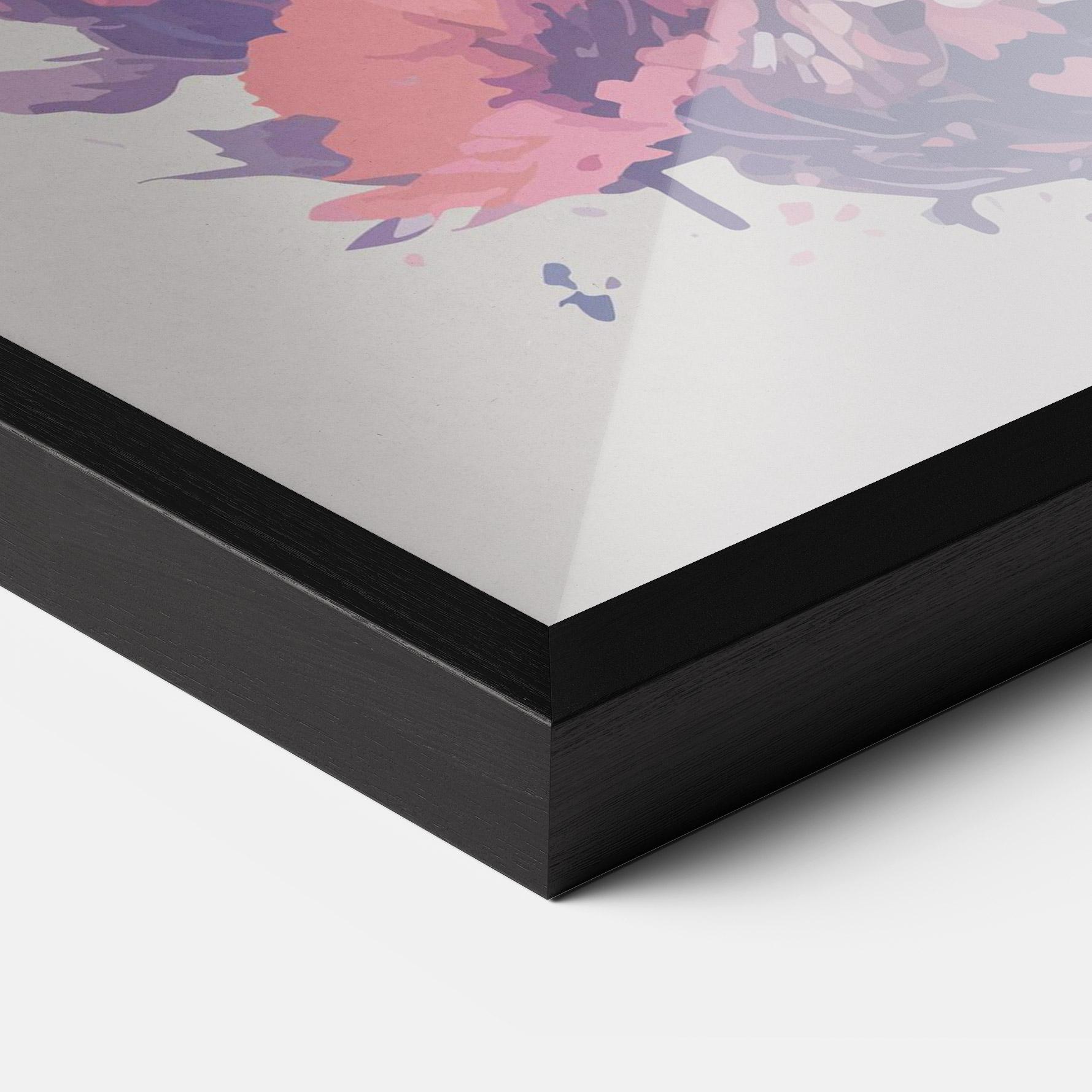 Keretezett Poszter Purple Cat mockup 3