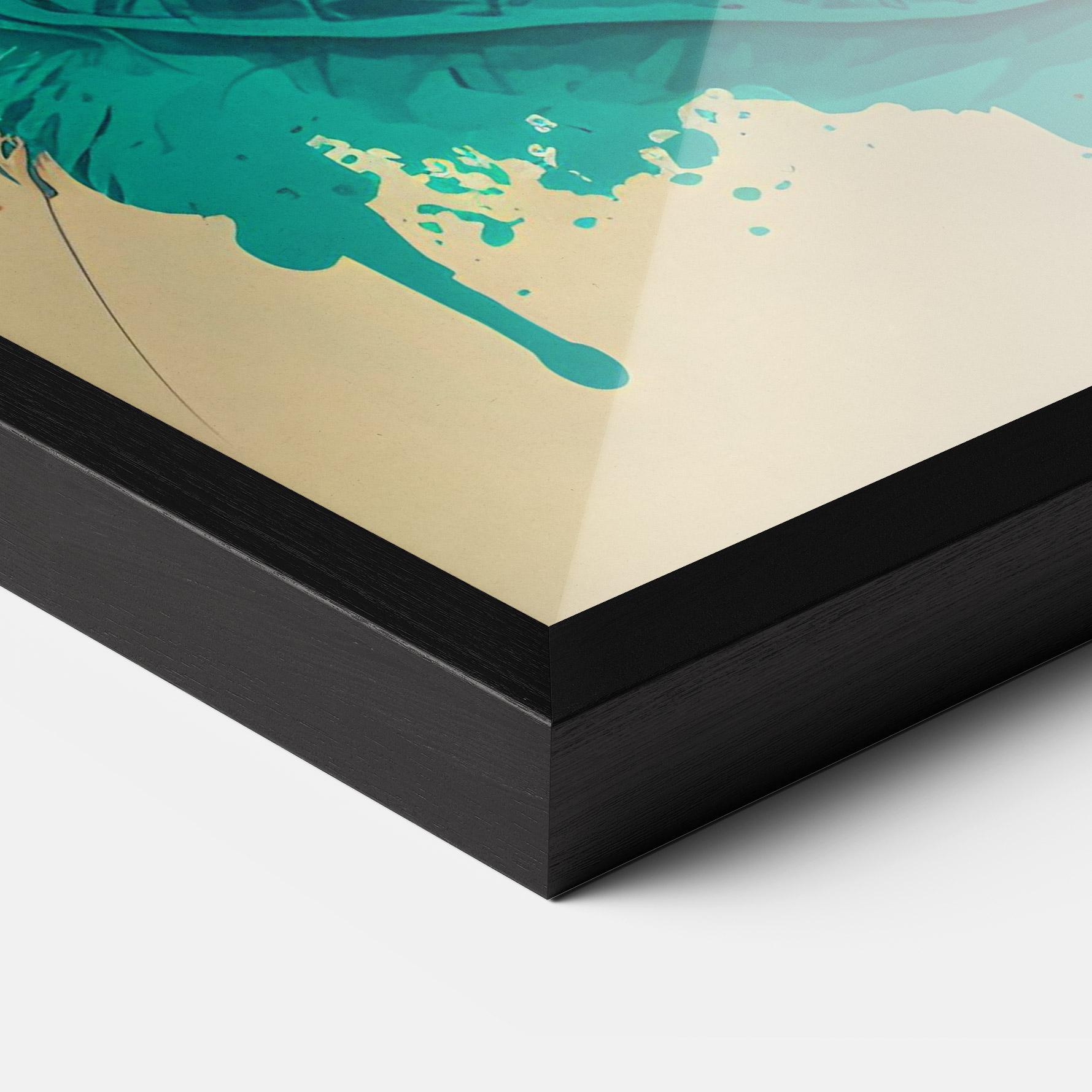 Keretezett Poszter Red Glasses Cat mockup 3