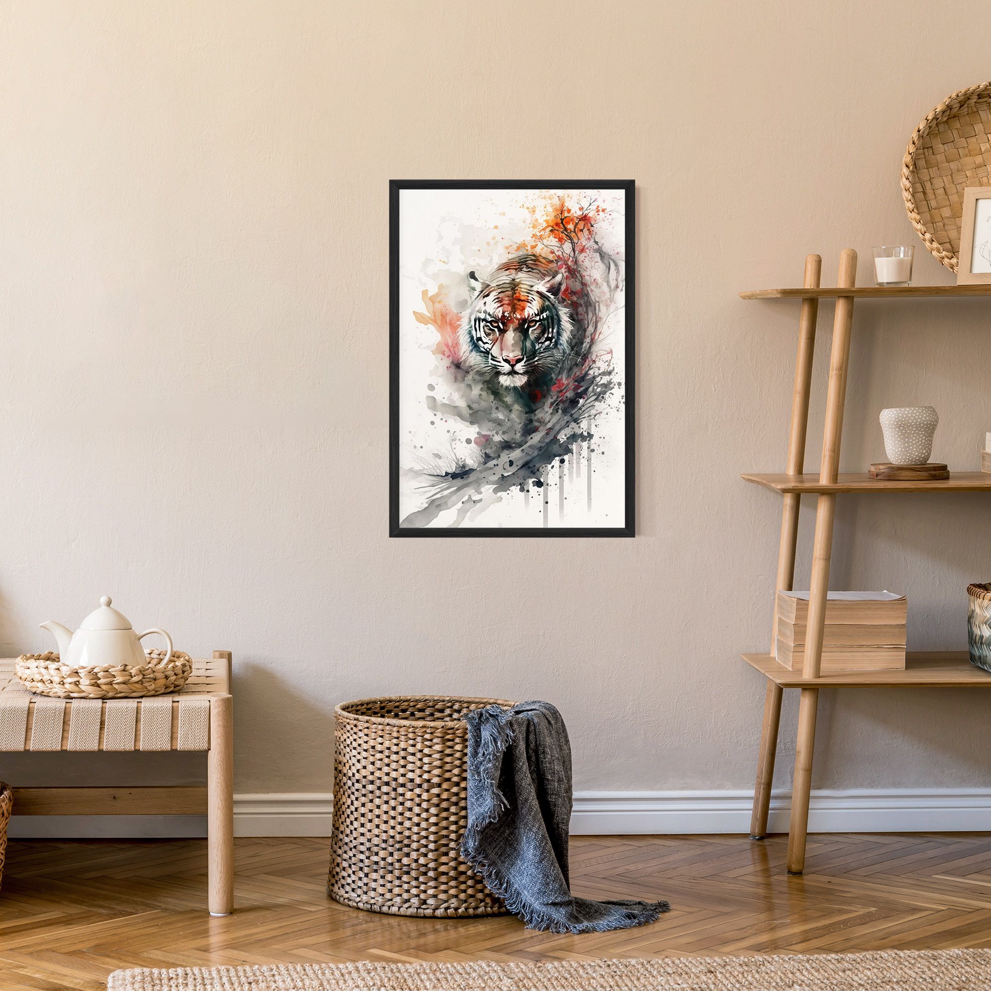 Beautiful Tiger Art mockup 9