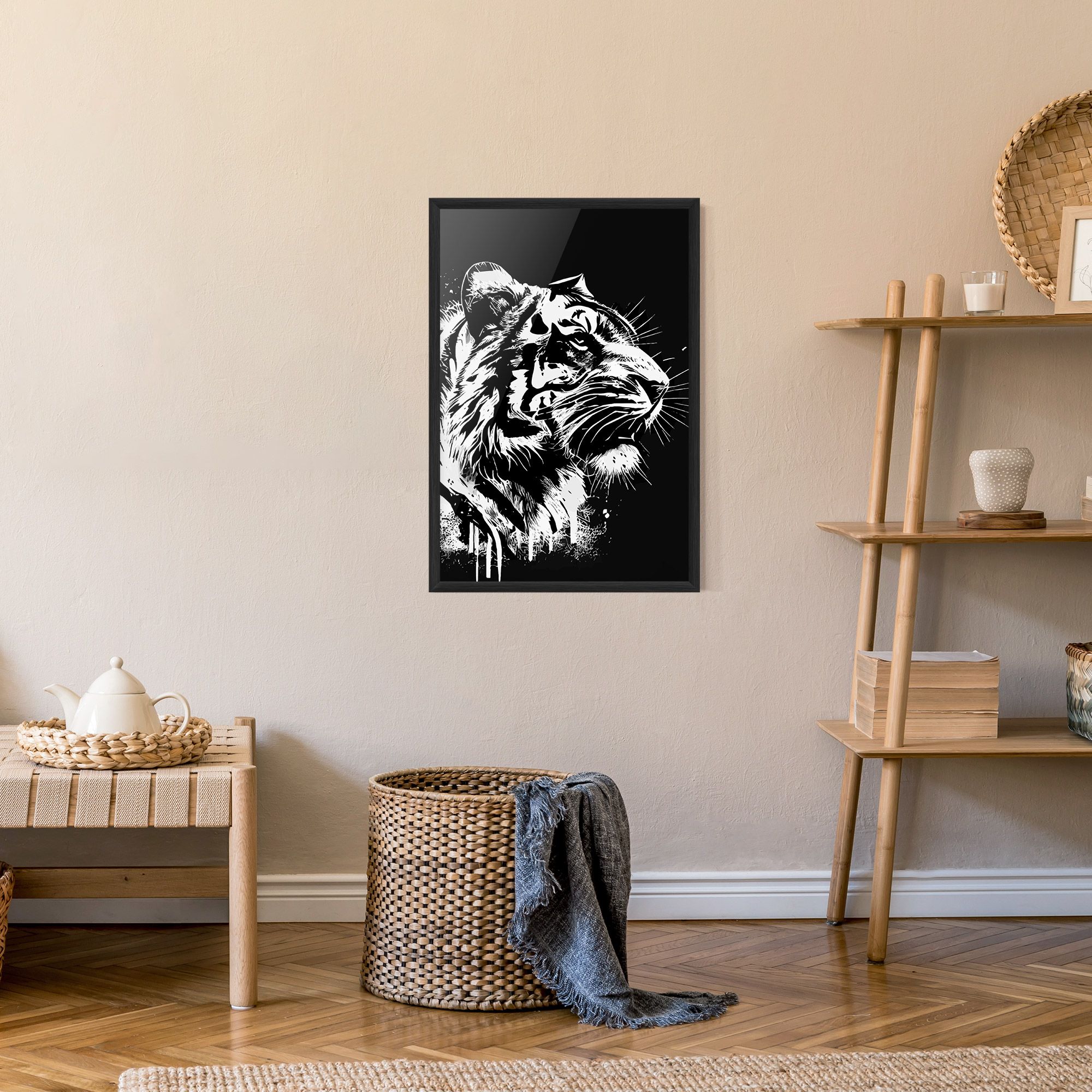 White Ink Tiger mockup 9