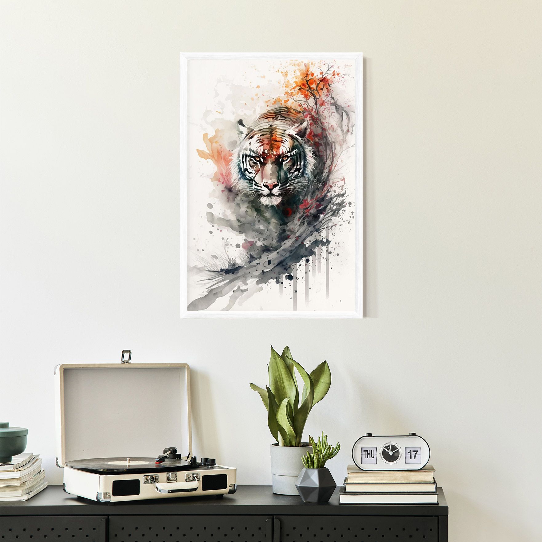 Beautiful Tiger Art mockup 2