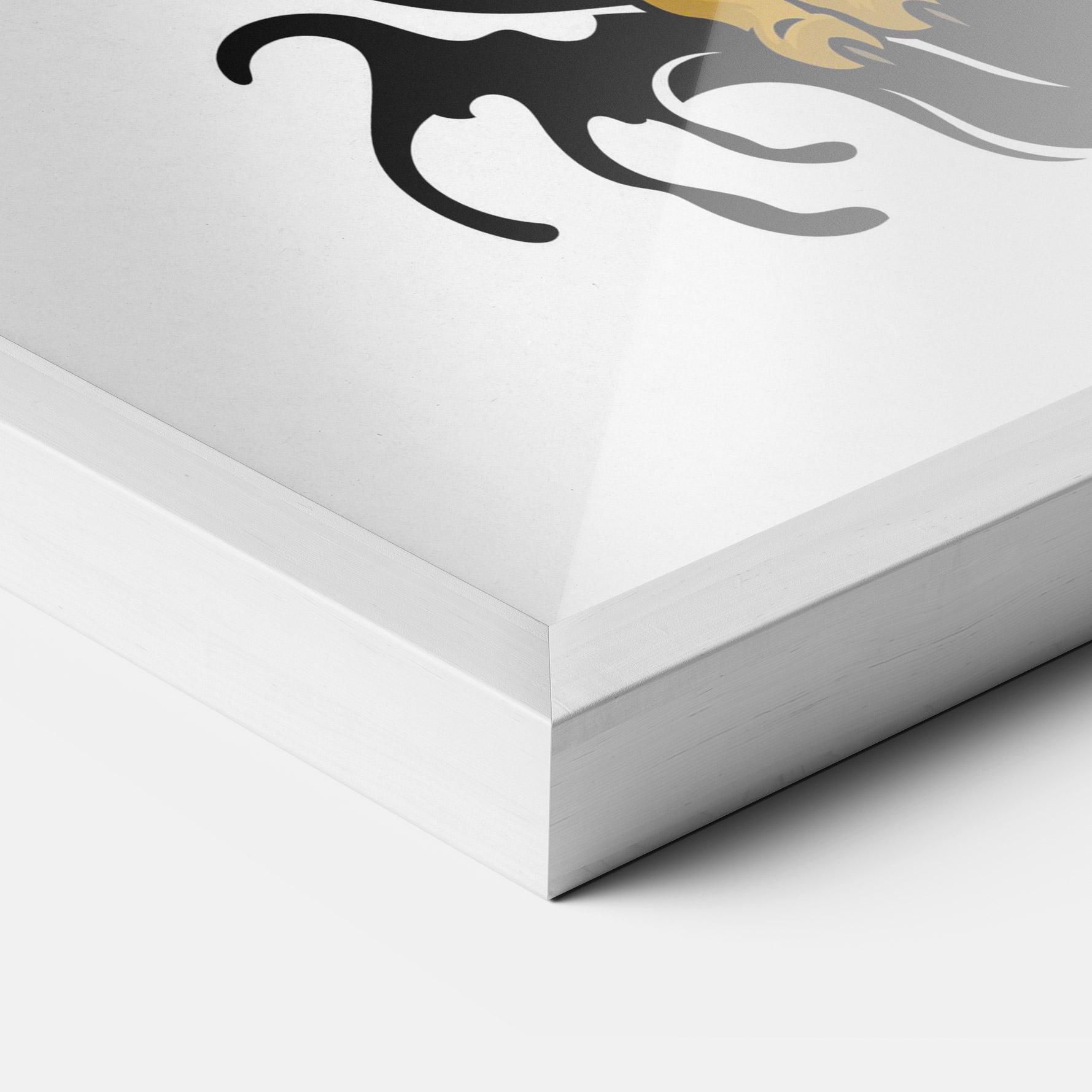 Keretezett Poszter Japanese Style Tiger mockup 3