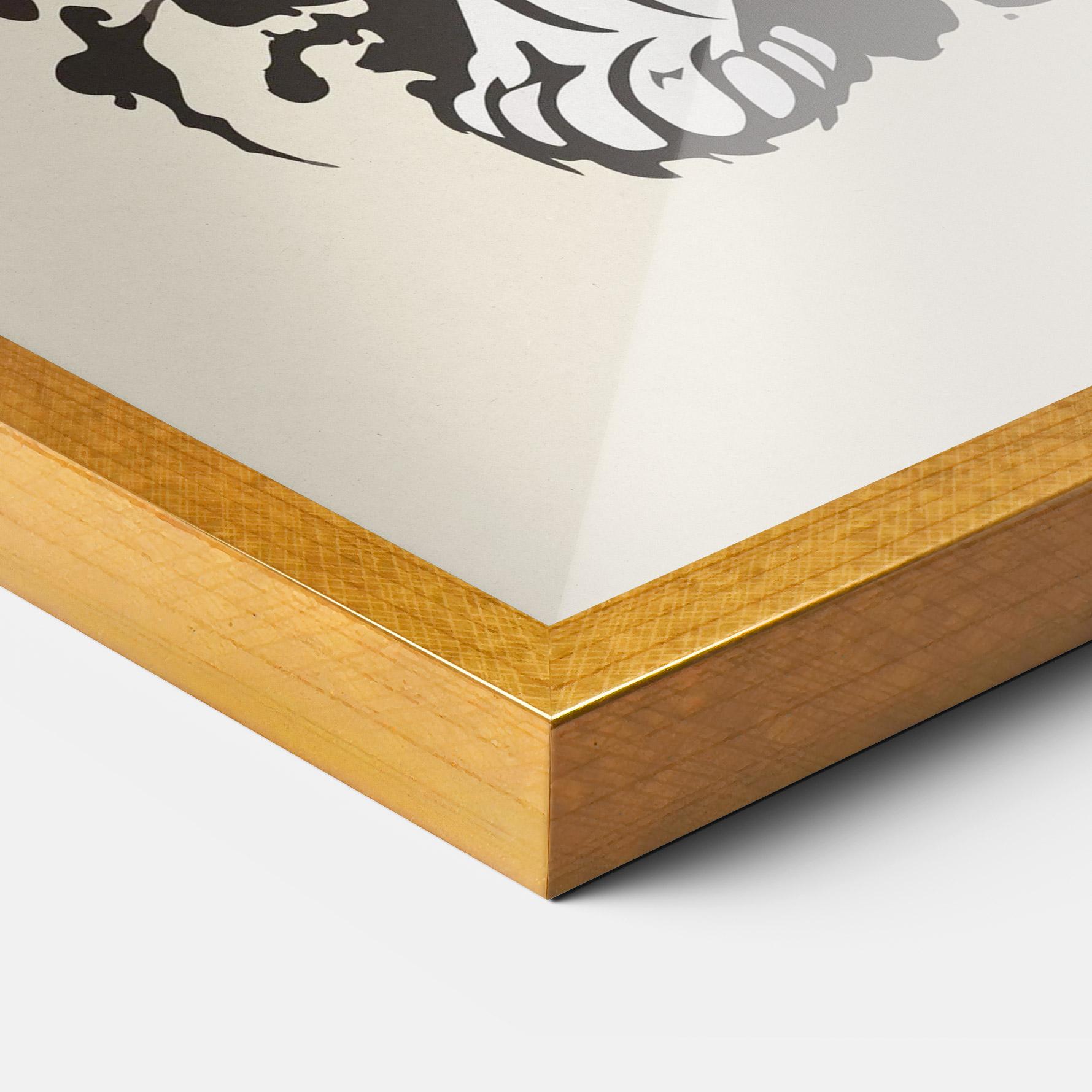 Keretezett Poszter Asiatic Tiger mockup 3