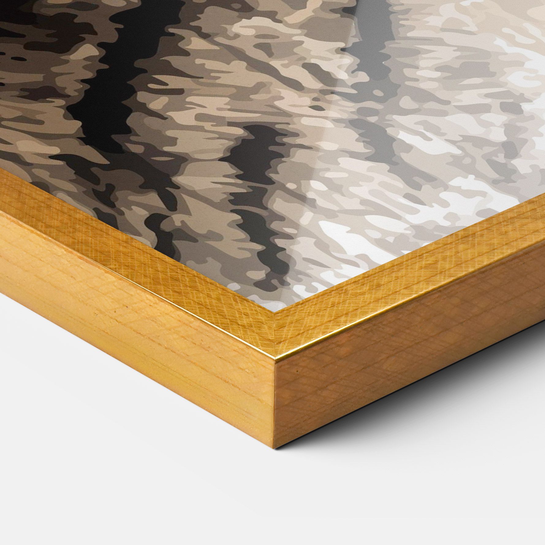 Pretty Tiger Art mockup 3